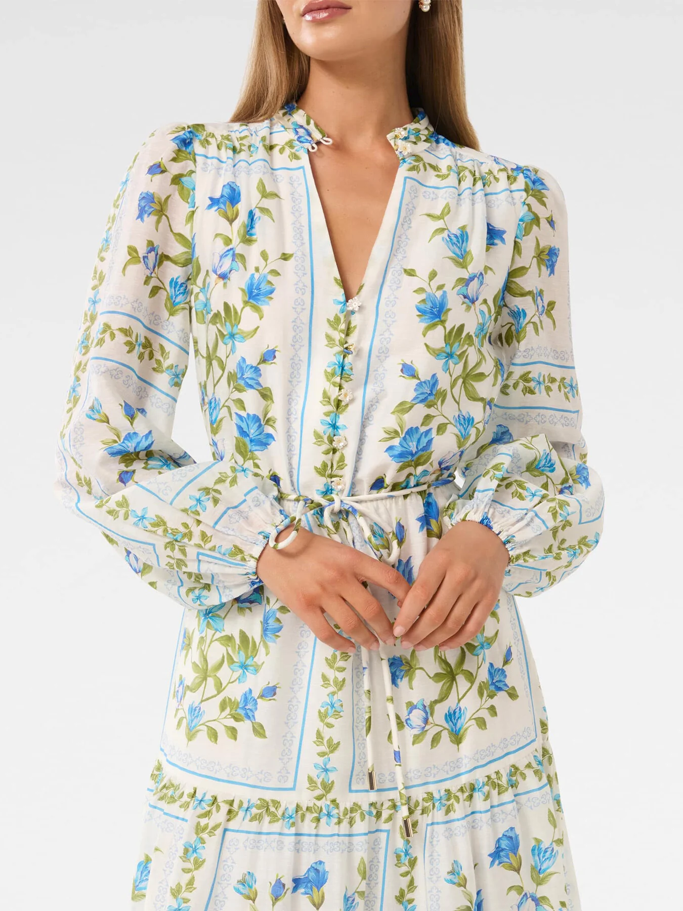 Tara Printed Midi Dress - Image 4
