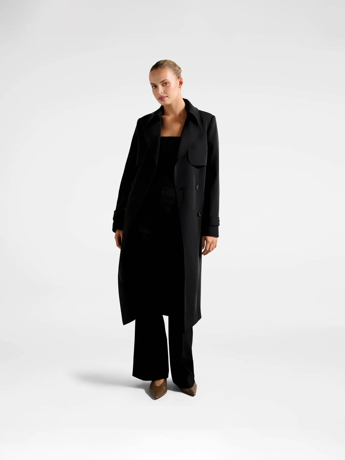 Delilah Soft Trench Coat - Image 2