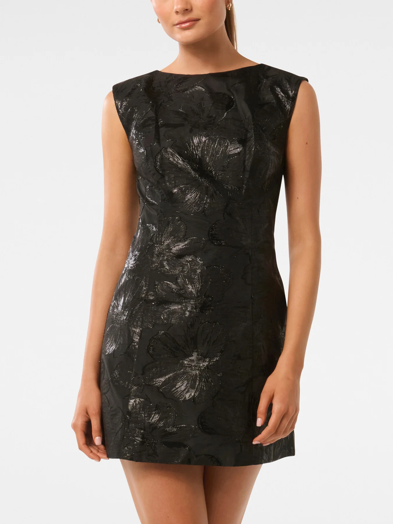 Evan Jacquard Mini Dress - Image 4