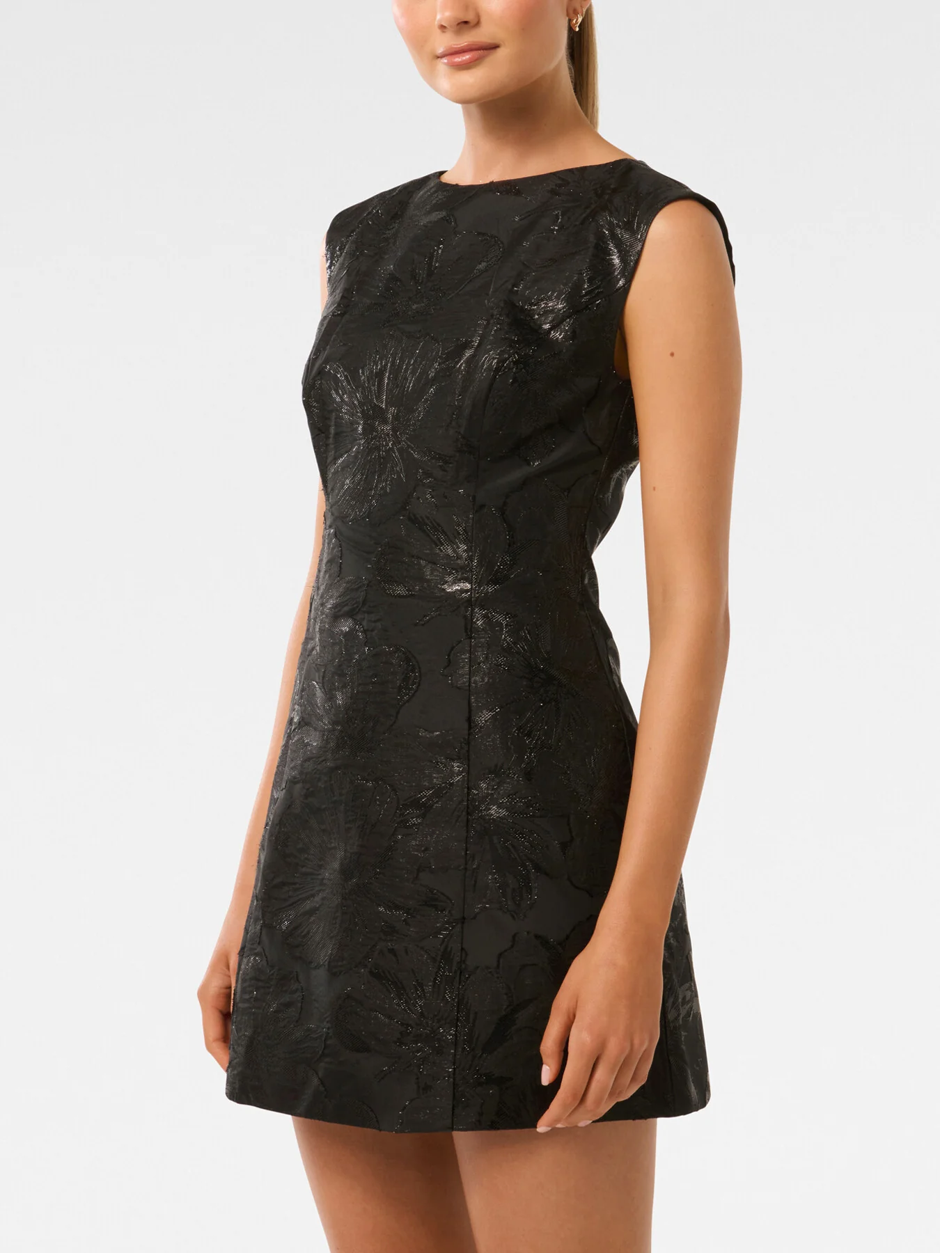 Evan Jacquard Mini Dress - Image 6