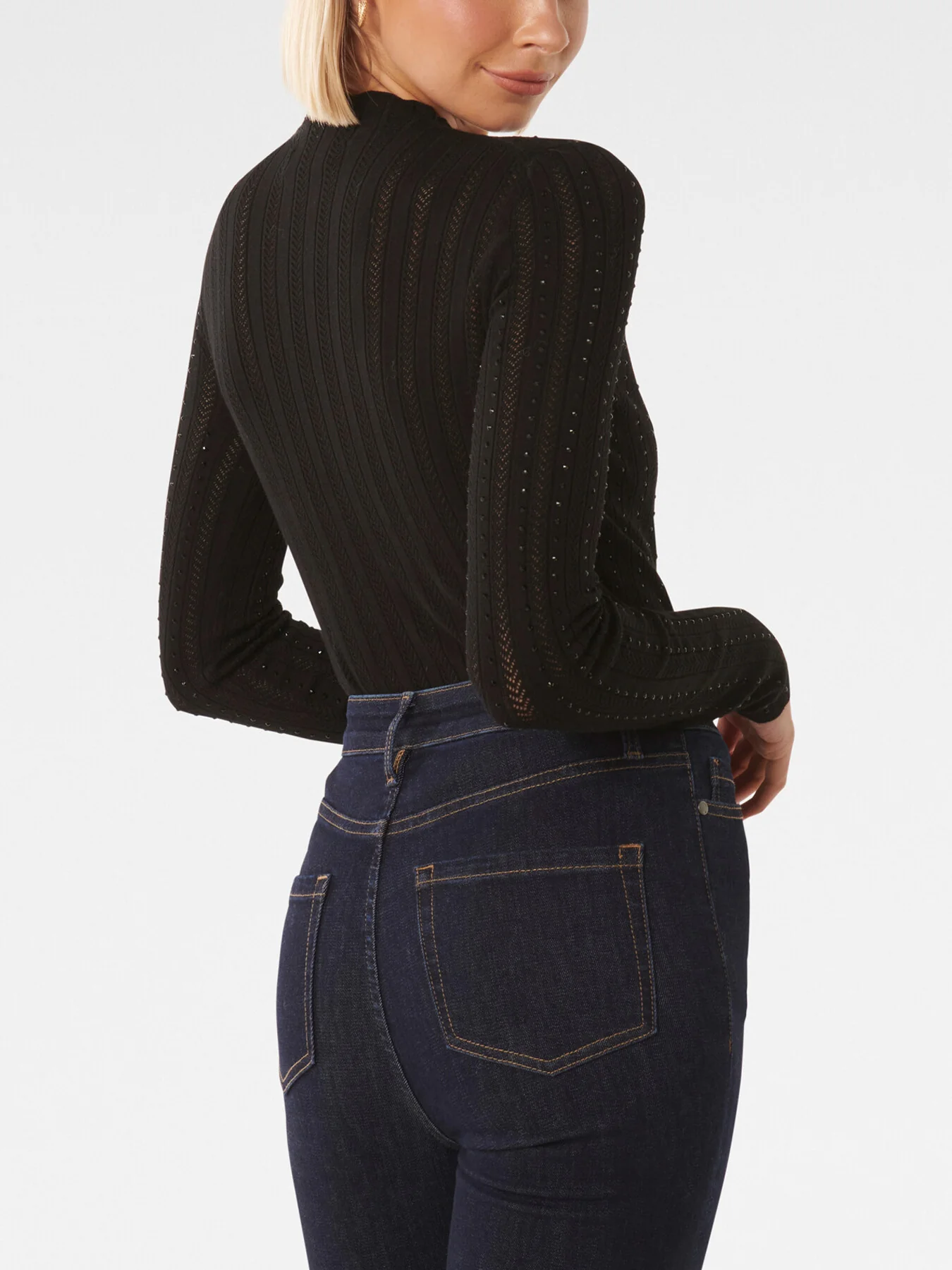 Natalie Embellished Knit Top - Image 3