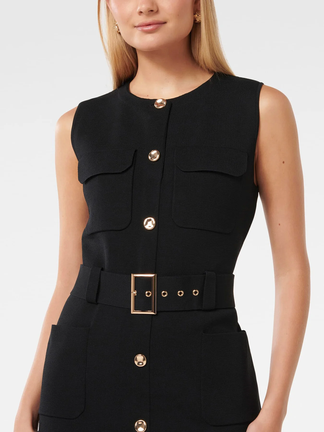 Parker Luxe Utility Mini Dress - Image 5