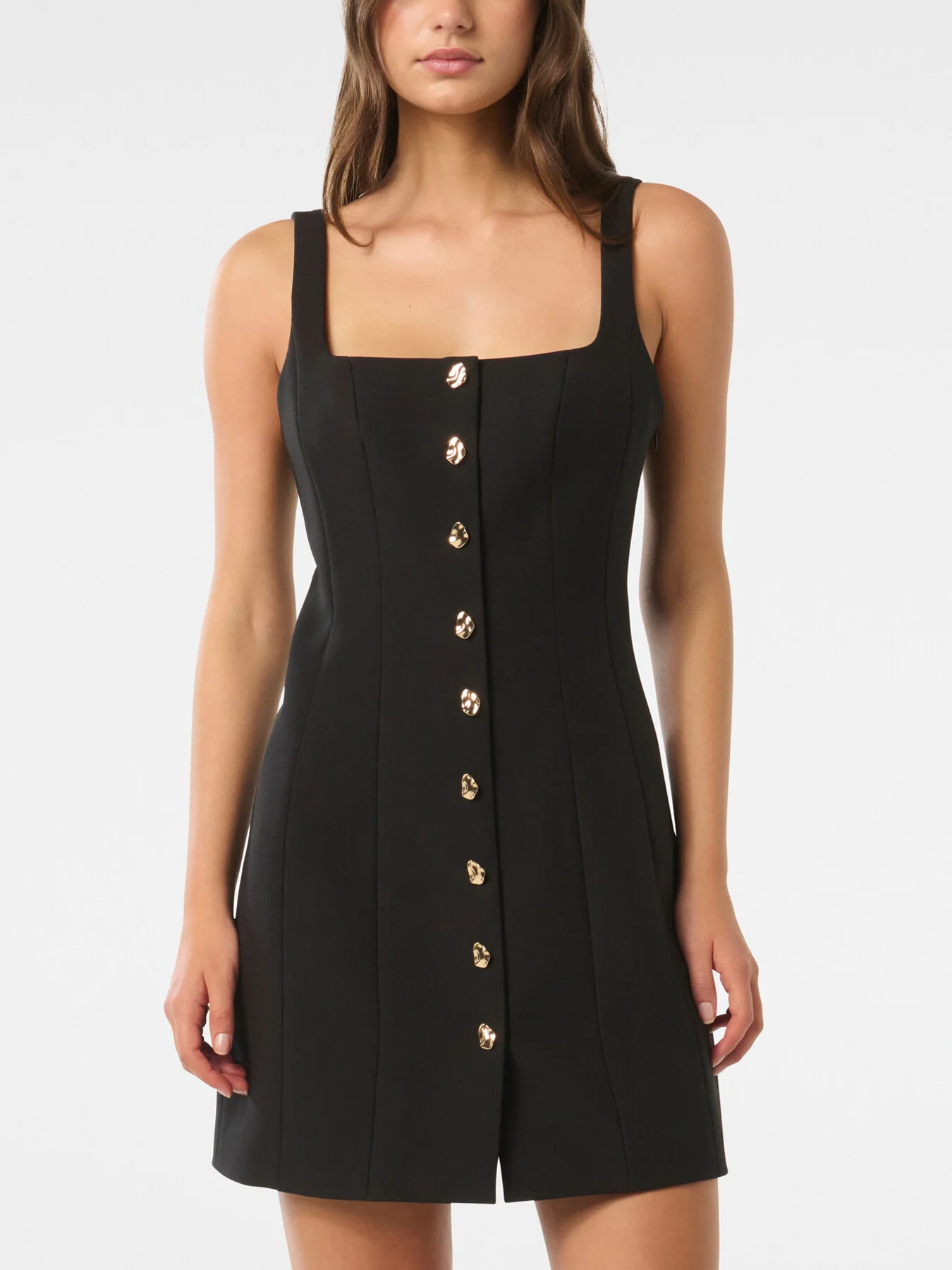Penny Button Down Mini Dress - Image 4