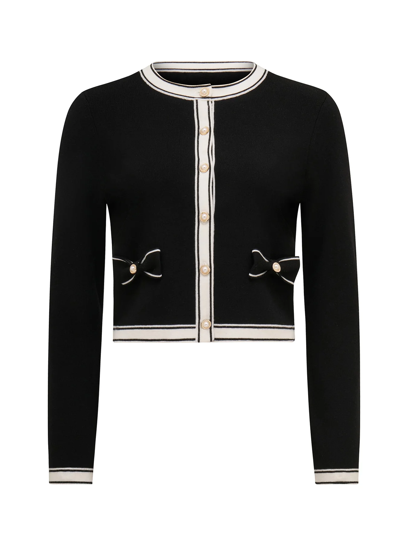 Cece Bow Detail Cardigan