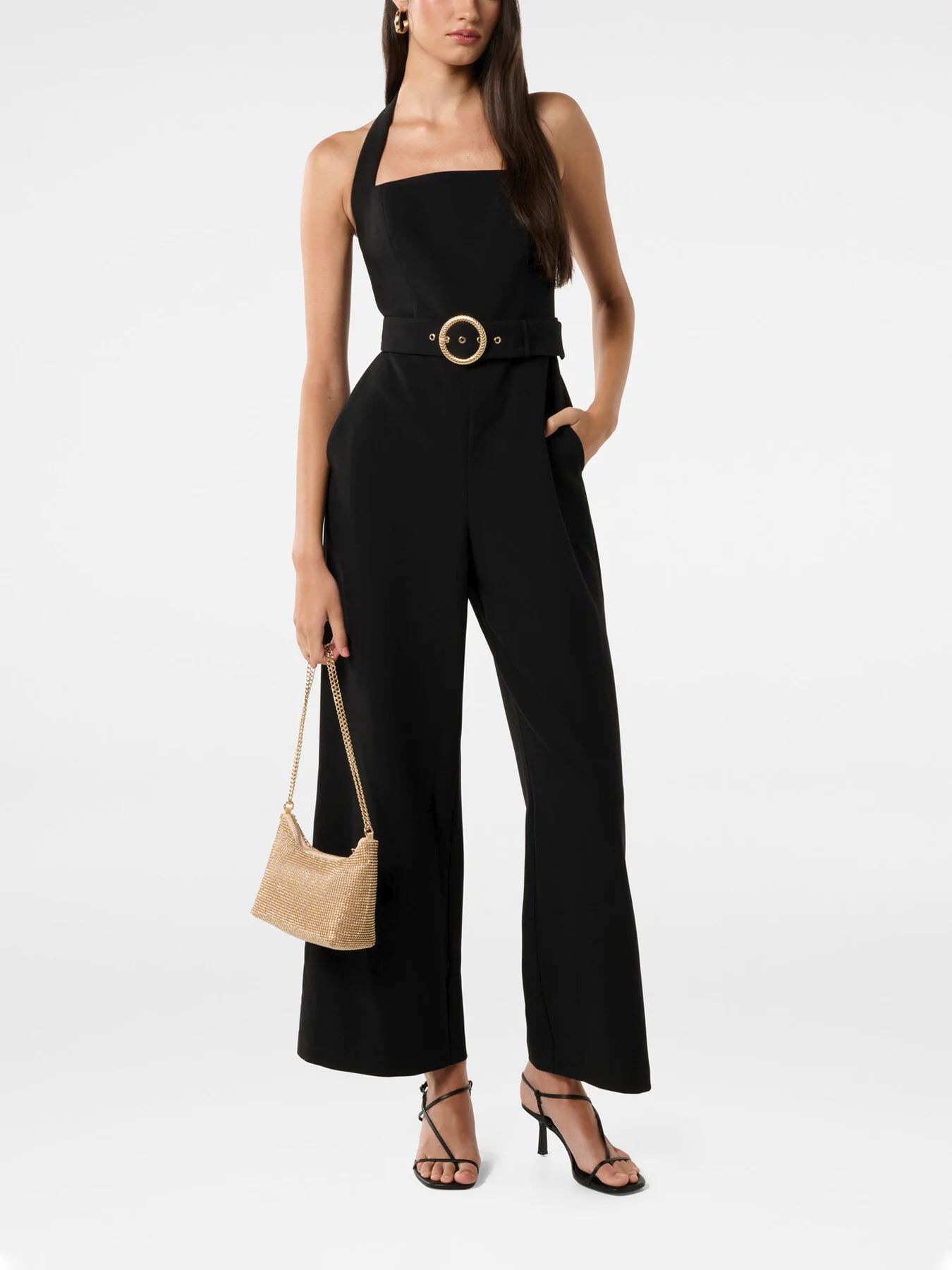 Remmie Halter Neck Jumpsuit - Image 2