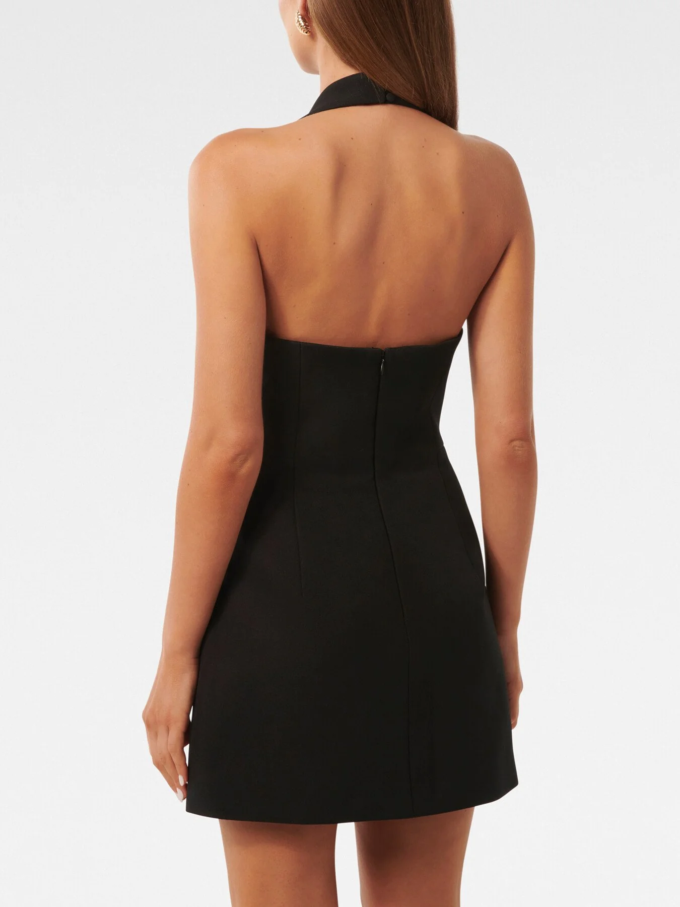 Ricki Halter Hook and Eye Mini Dress - Image 3