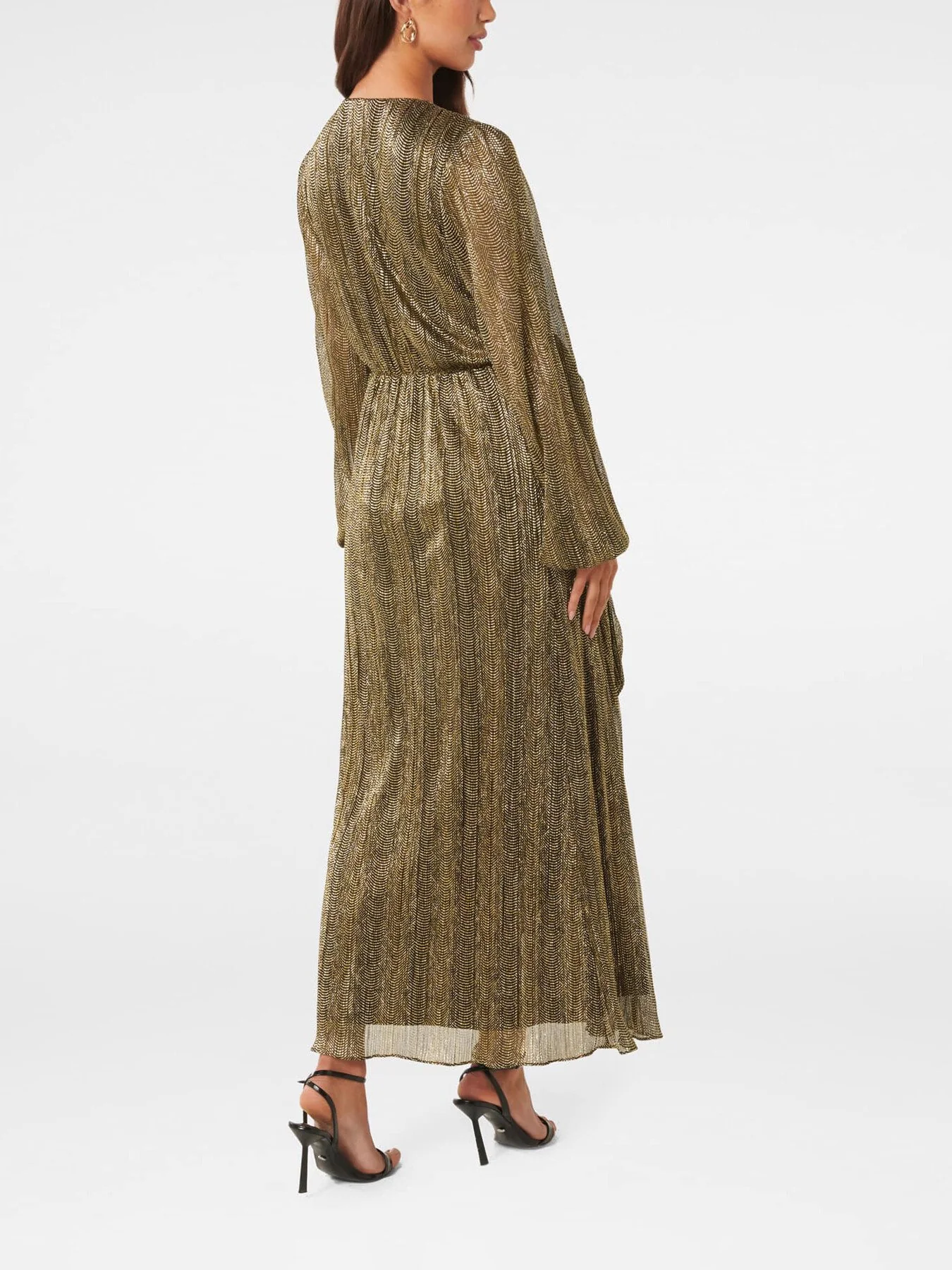 Tyler Plisse Belted Midi Dress - Image 3