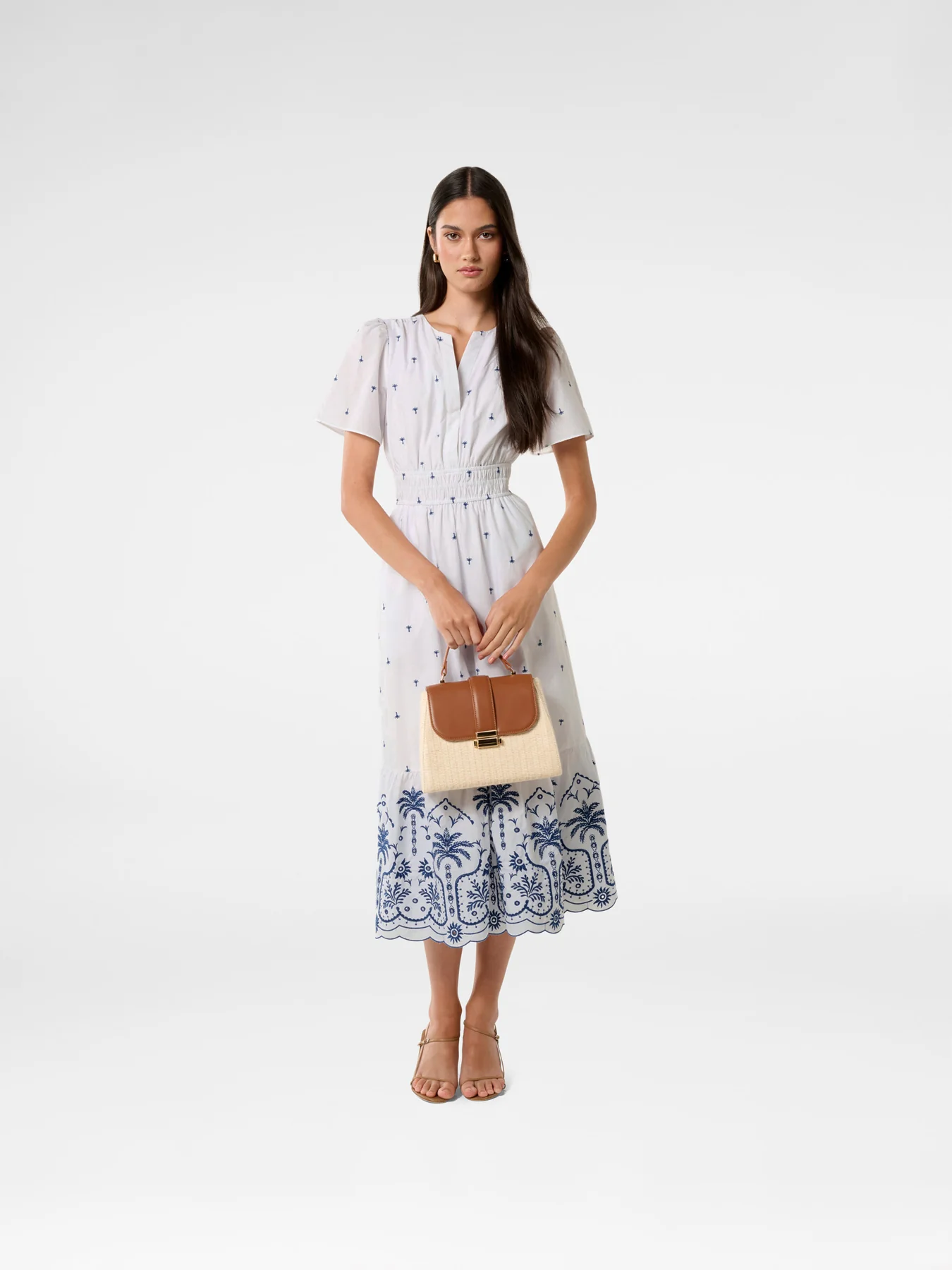 Eleanor Embroidered Midi Dress - Image 2