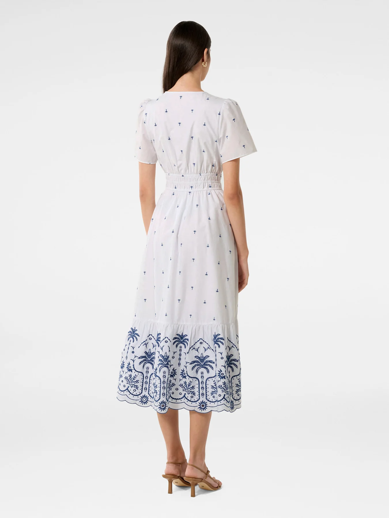 Eleanor Embroidered Midi Dress - Image 3