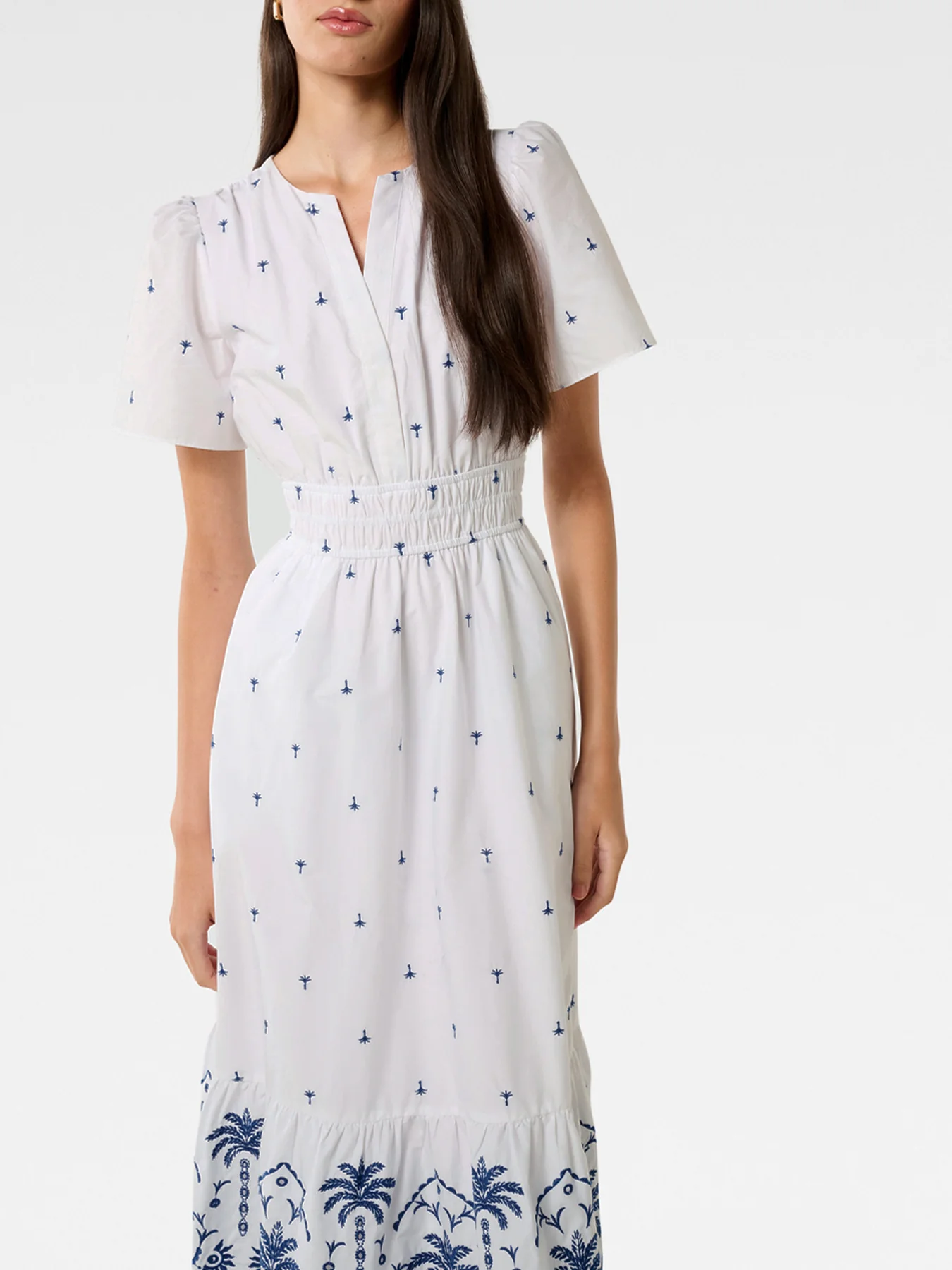 Eleanor Embroidered Midi Dress - Image 5