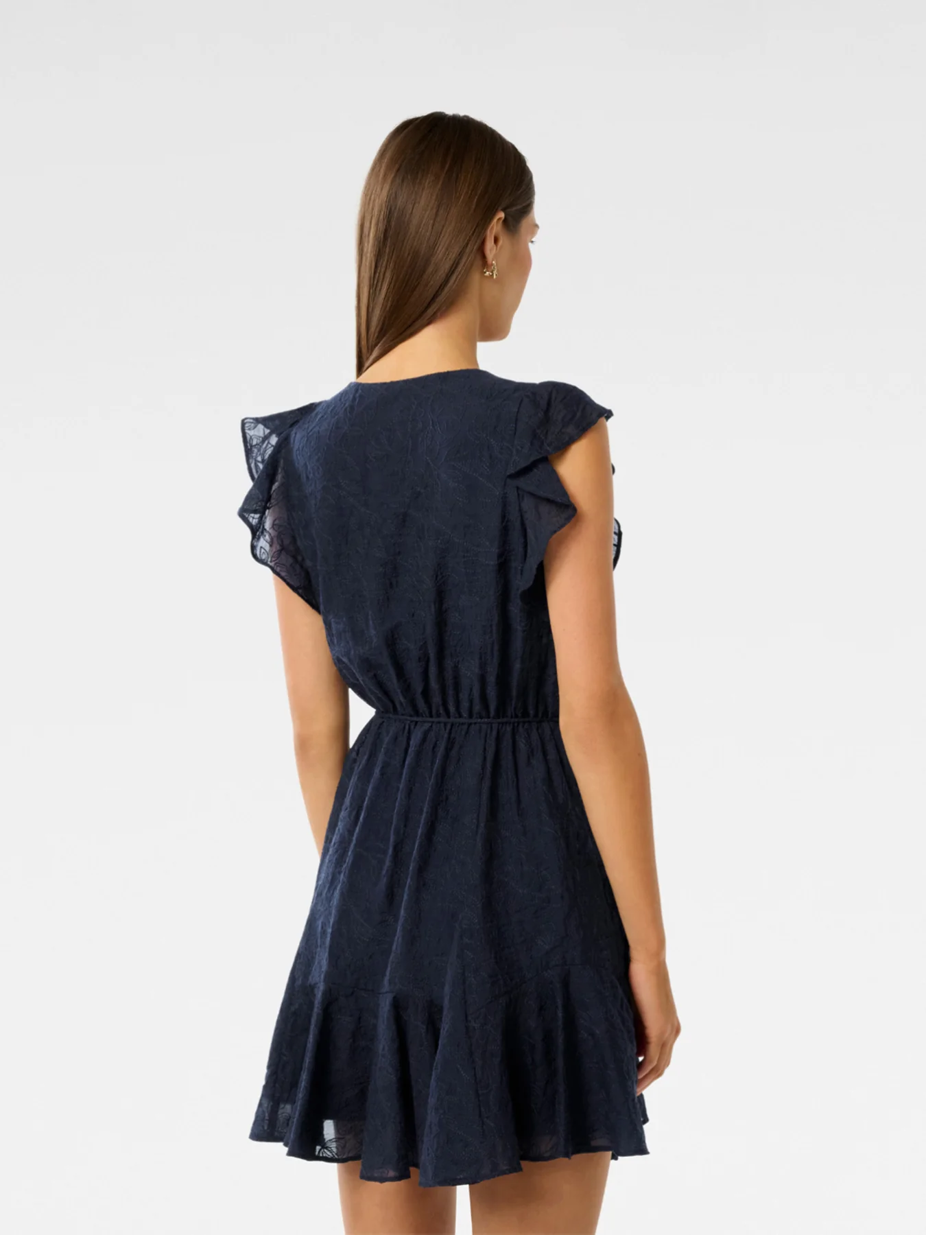 Maxine Flutter Sleeves Mini Dress - Image 3
