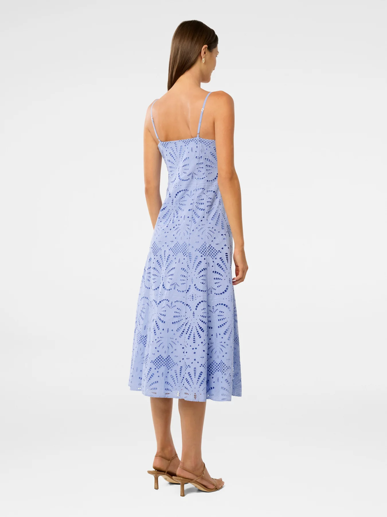Molly Embroidered Midi Dress - Image 3