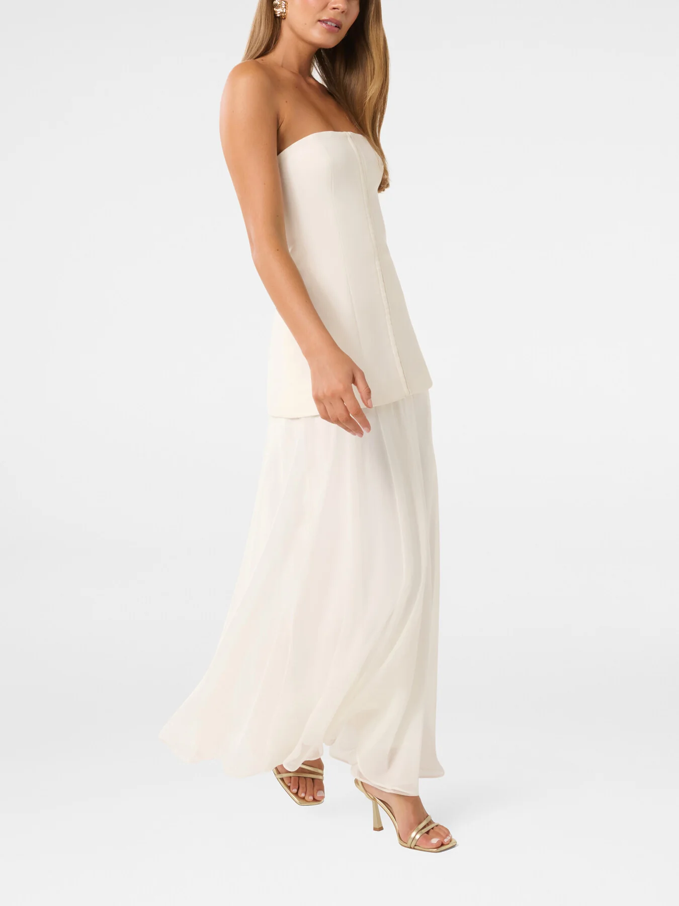 Alexis Hook and Eye Sheer Midi Dress - Image 5