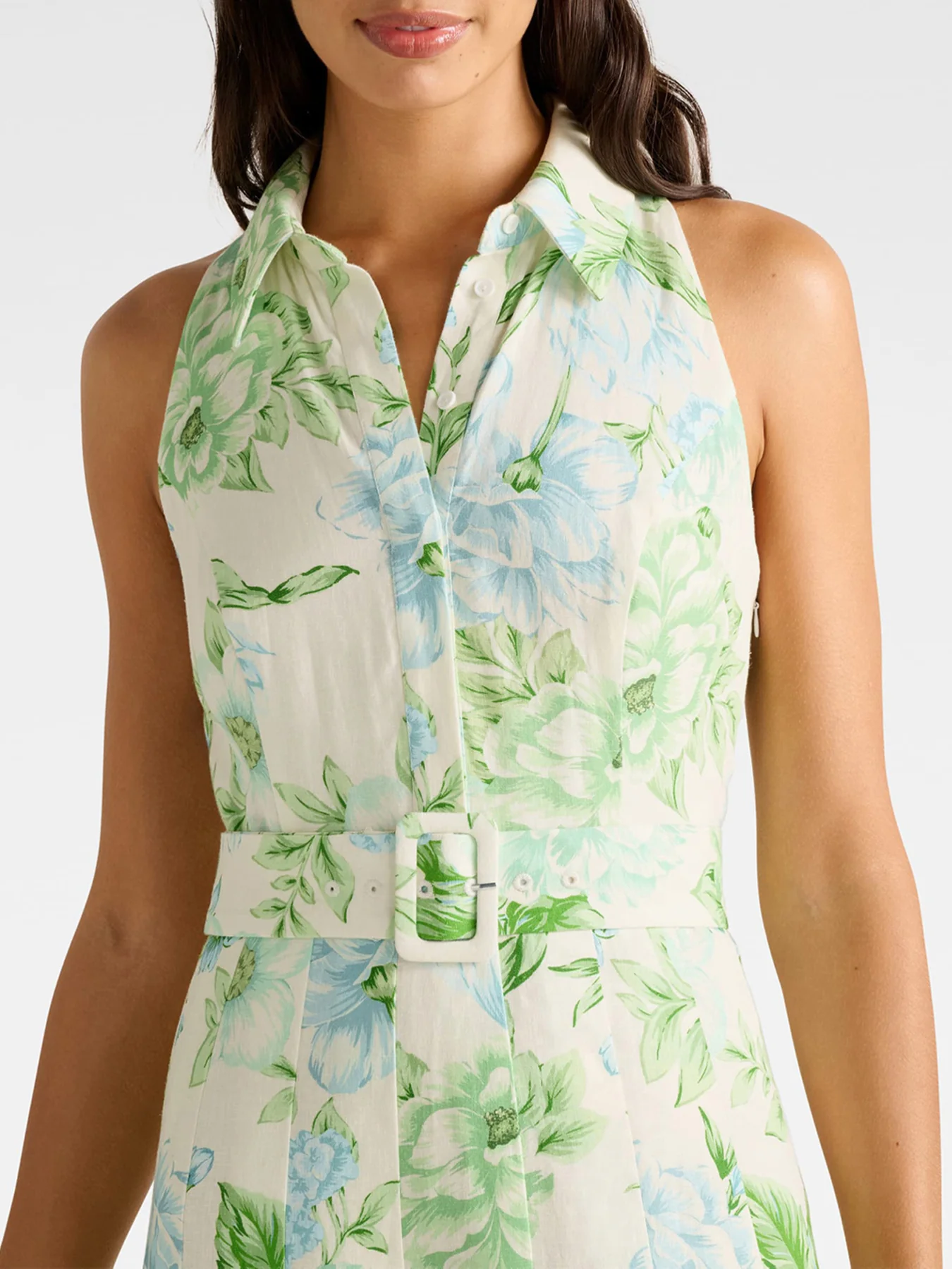 Lindsey Linen Tennis Dress - Image 3