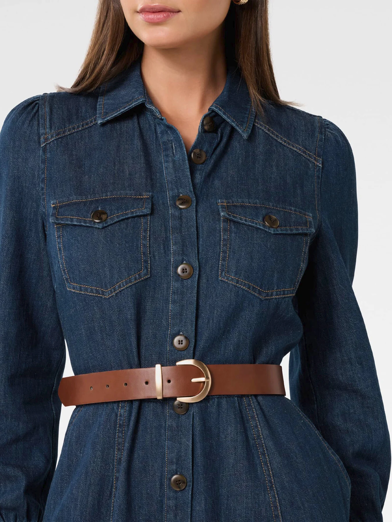 Elizabeth Denim Dress - Image 4
