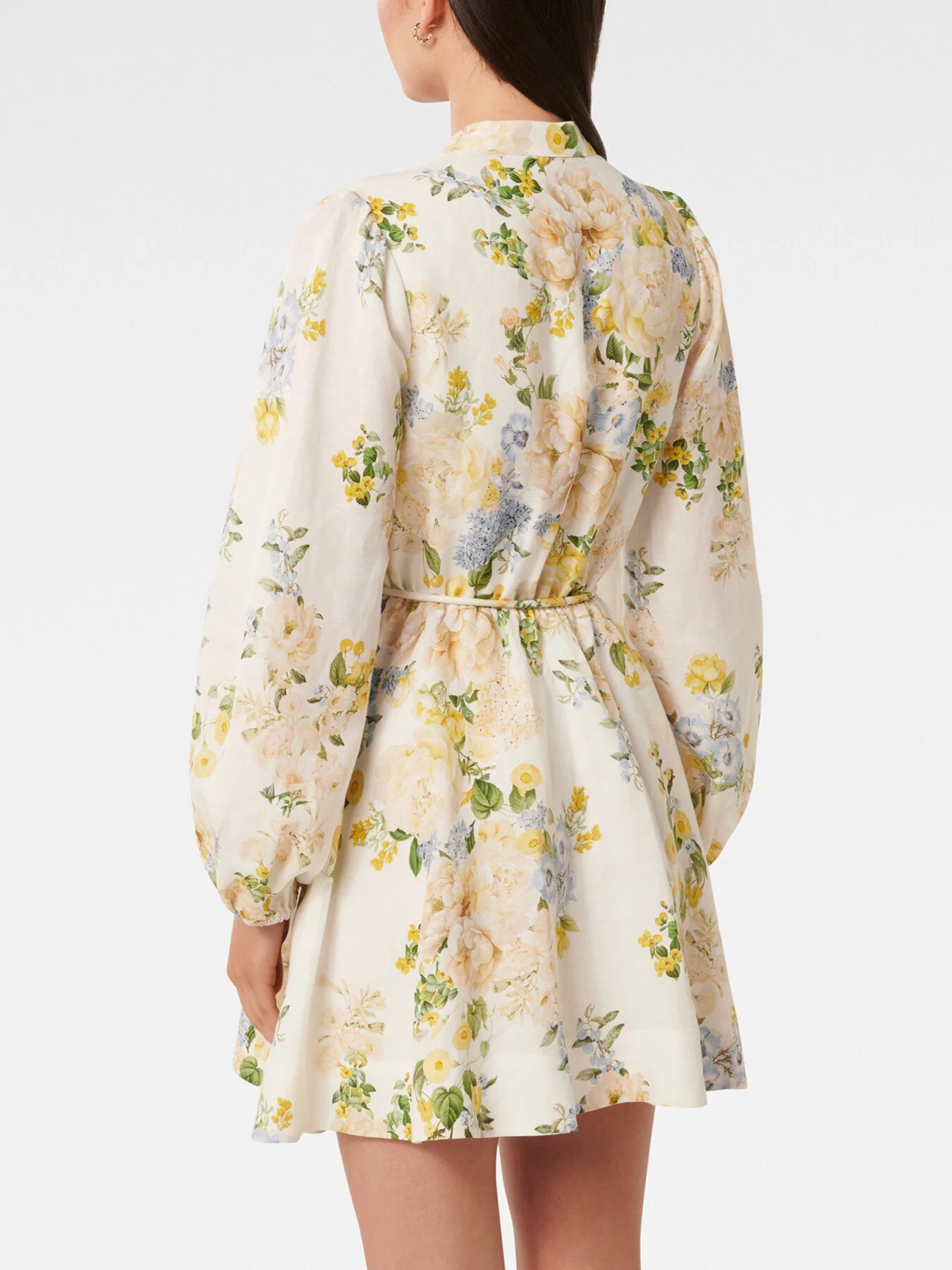 Annalise Fluted Mini Dress - Image 3