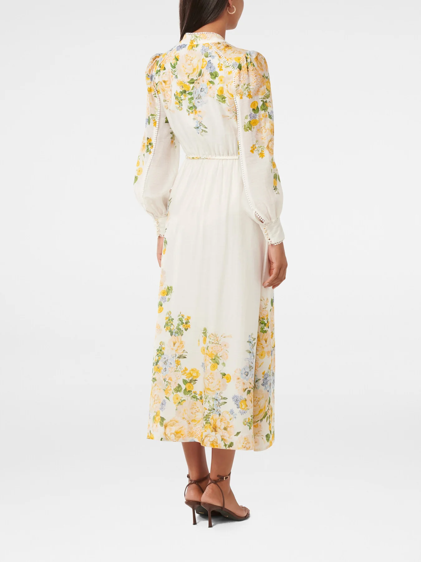 Primrose Trim Detail Midi Dress - Image 3