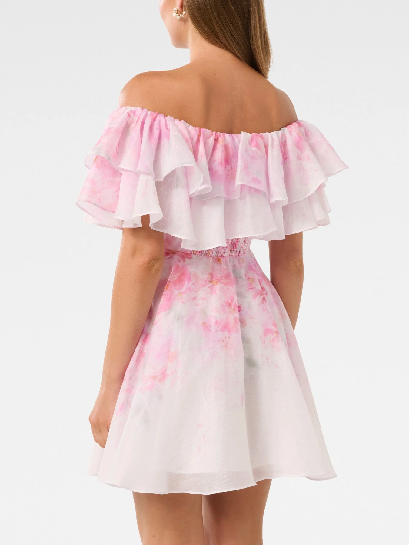 Ellie Ruffle Mini Dress - Image 3