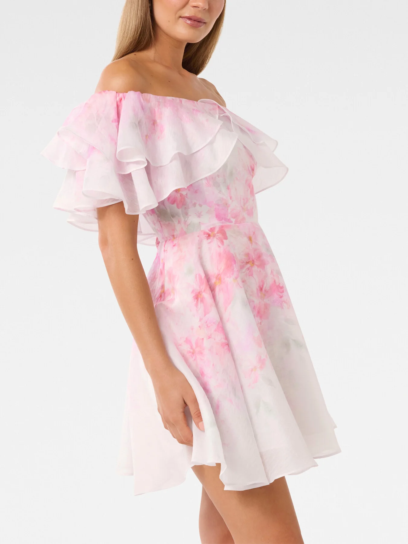 Ellie Ruffle Mini Dress - Image 6
