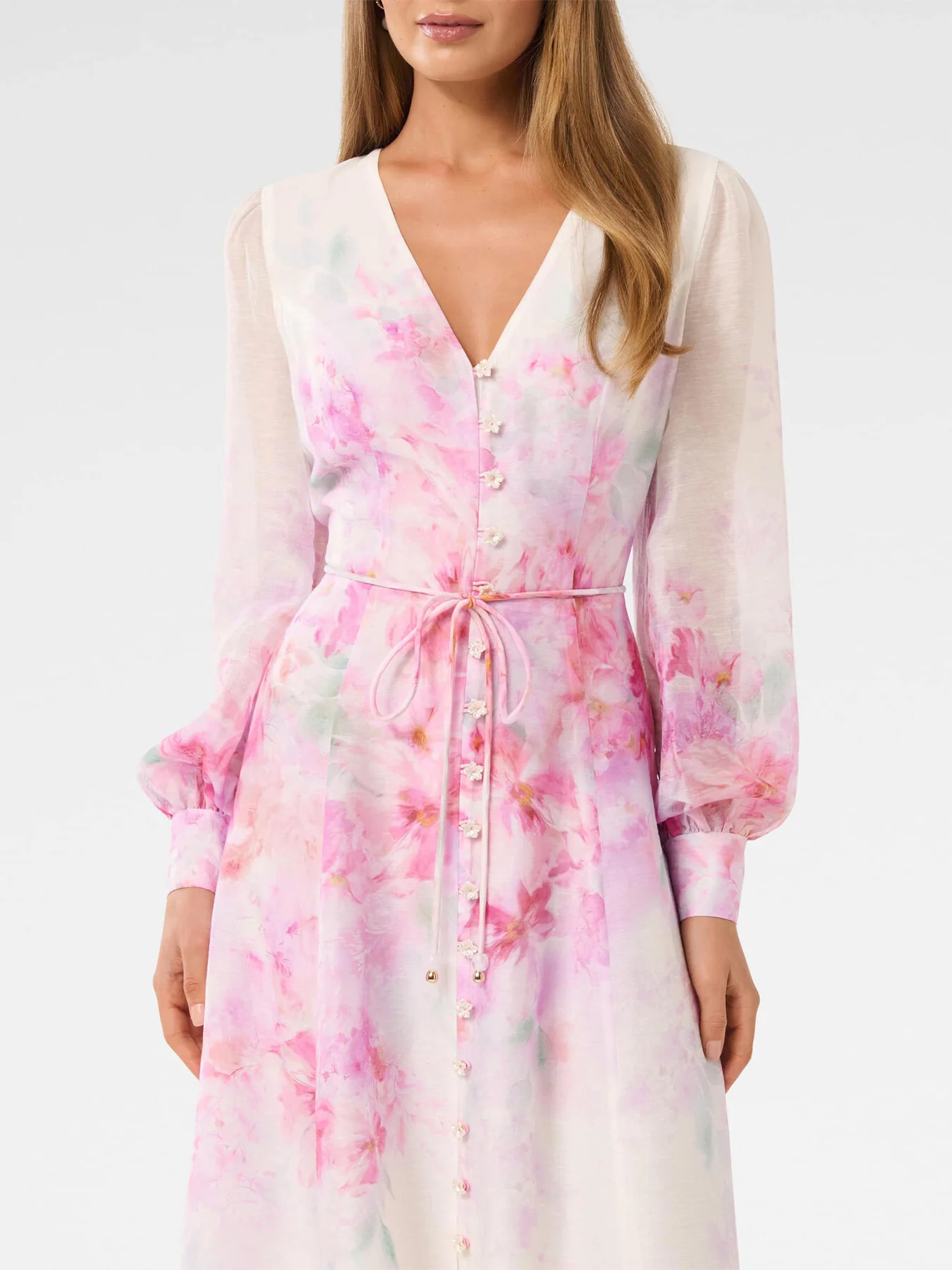 Kahlani Printed Midi Dress - Image 4