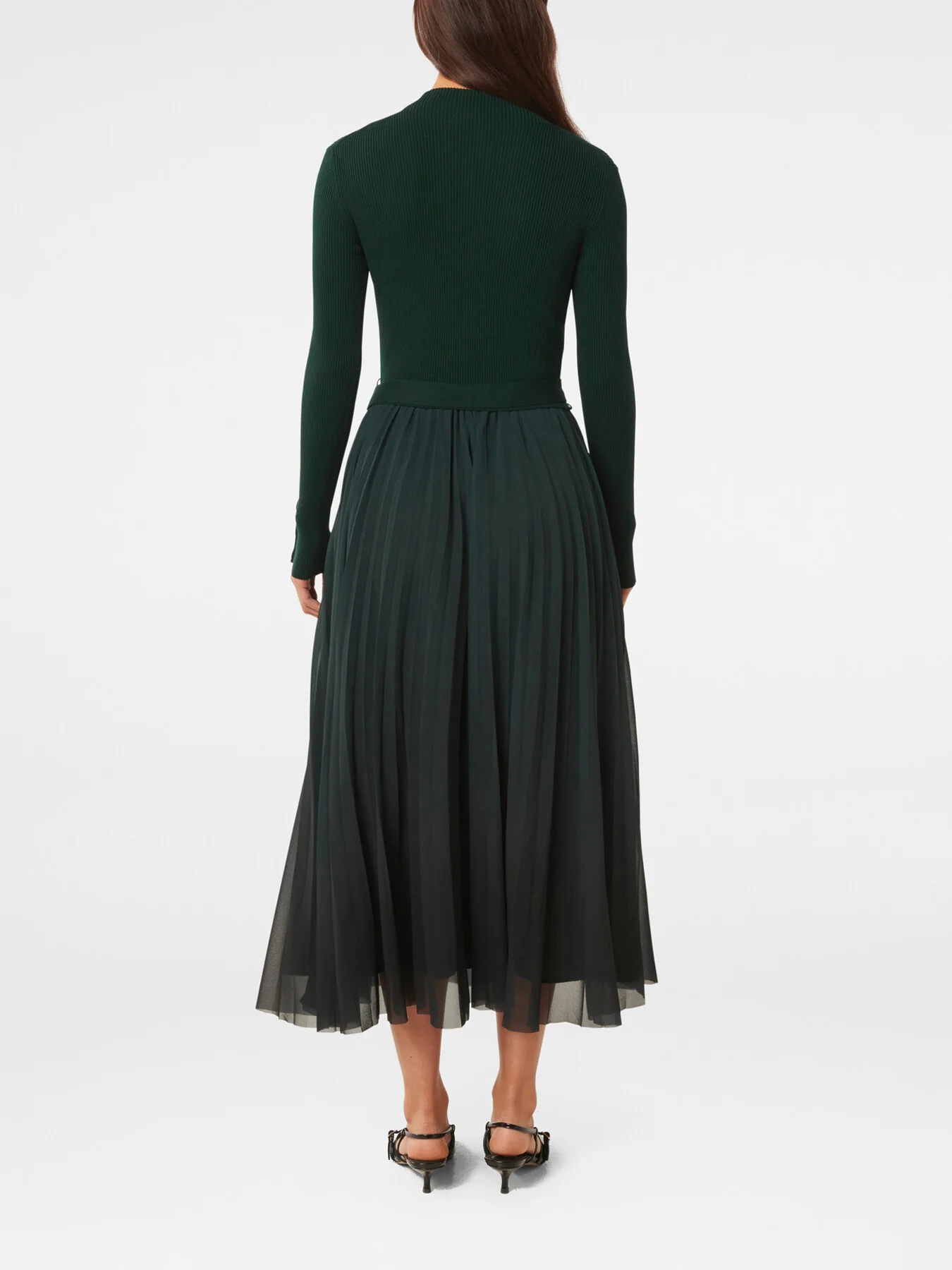 Kaylie Pleated Hem Dress - Image 3