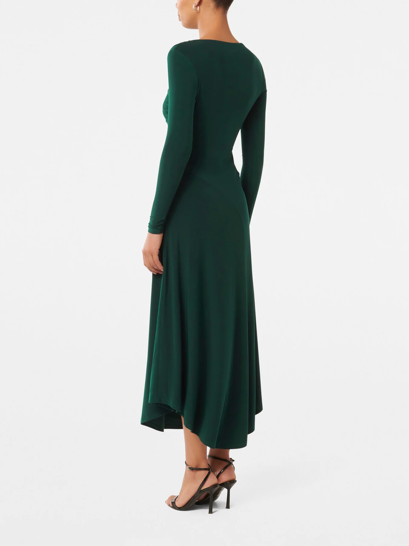 Sawyer Asymmetrical Drape Dress - Image 3