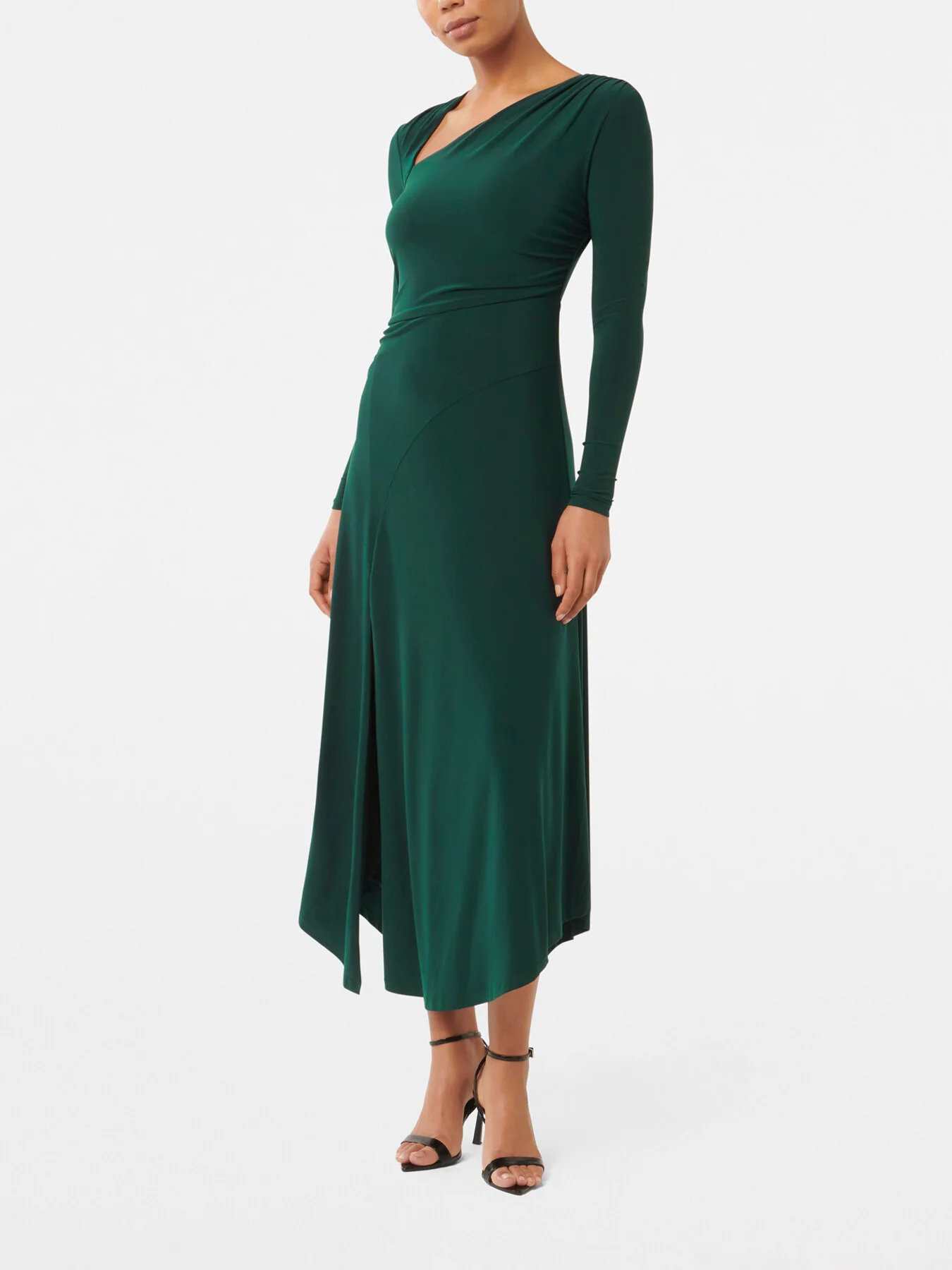 Sawyer Asymmetrical Drape Dress - Image 5