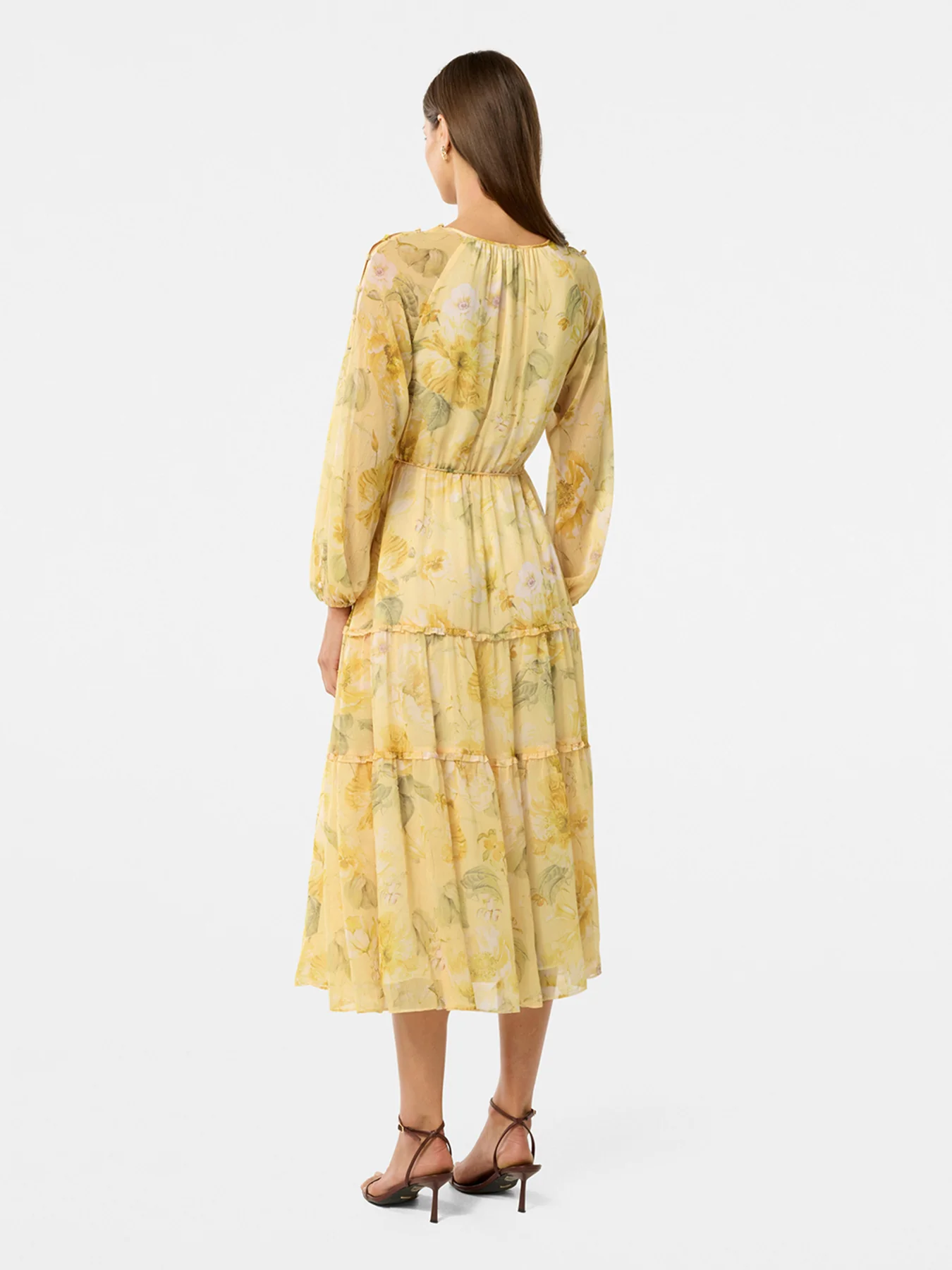 Wendy Waist Tie Midi Dress - Image 3