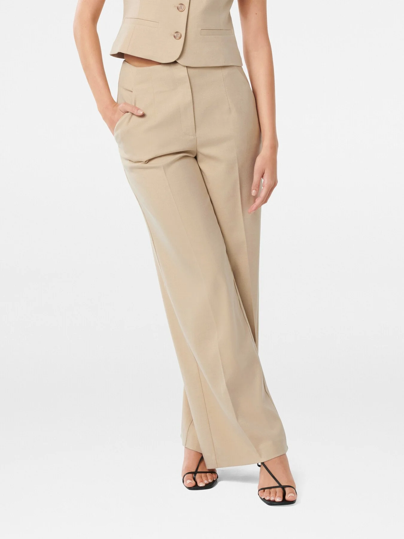 Frieda High Waist Wide Leg Pants - Image 4