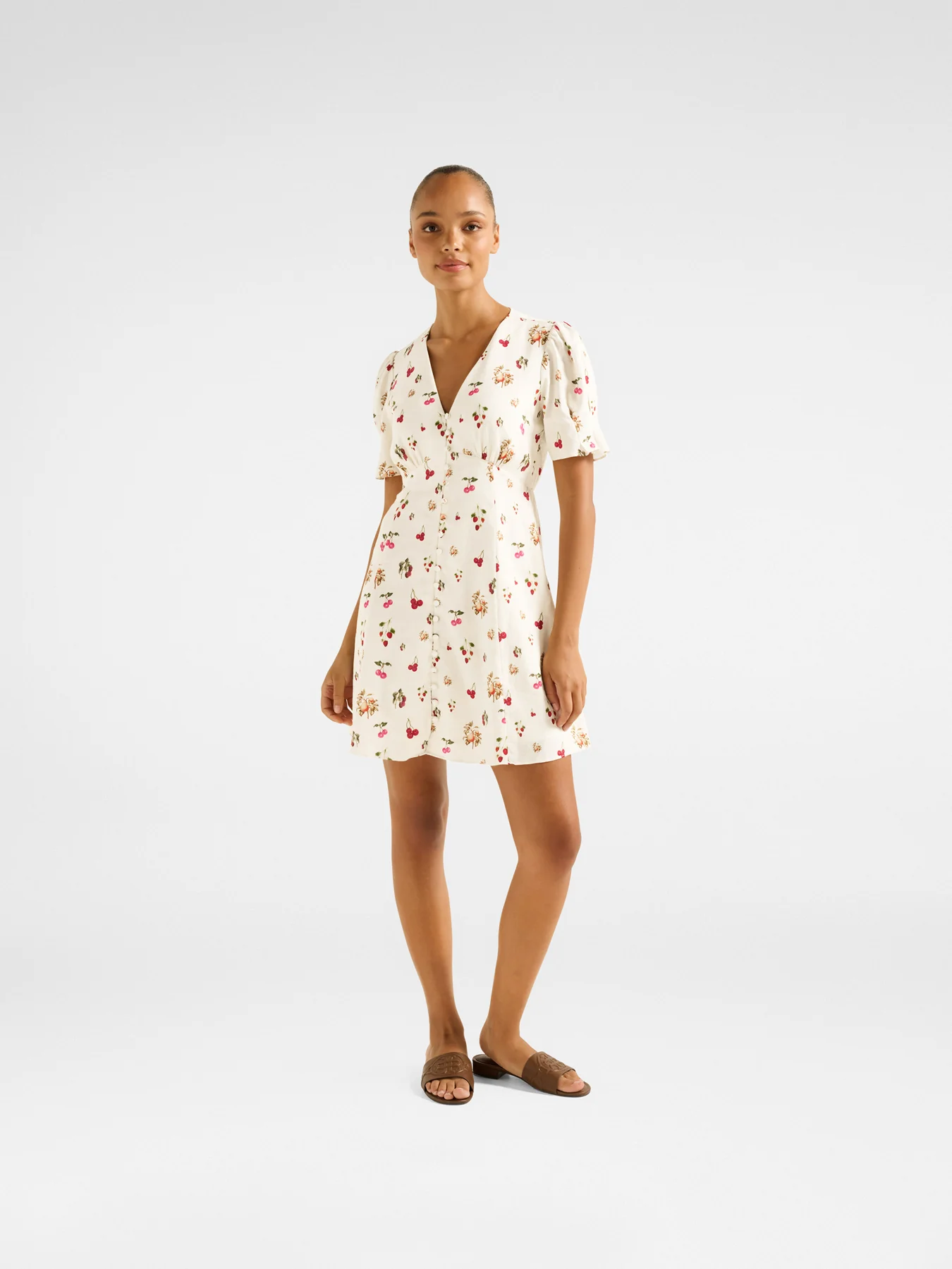 Berna Printed Mini Dress - Image 2