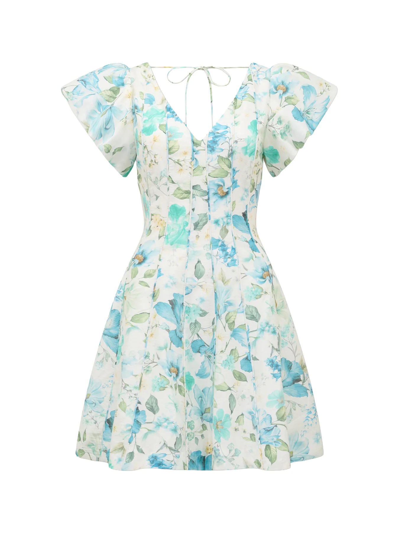 Camden Puff Sleeves Mini Dress
