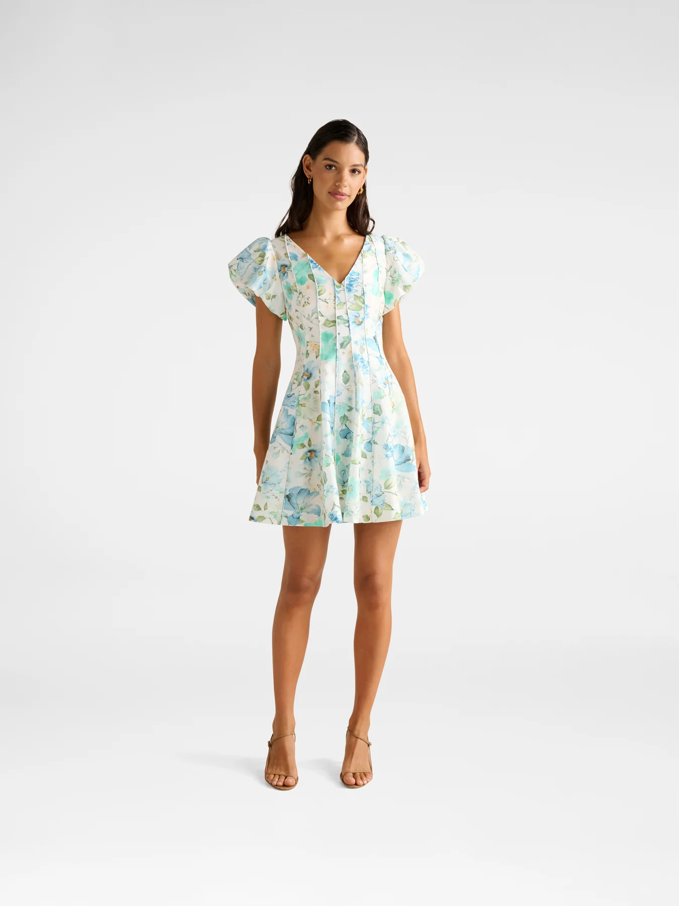 Camden Puff Sleeves Mini Dress - Image 2