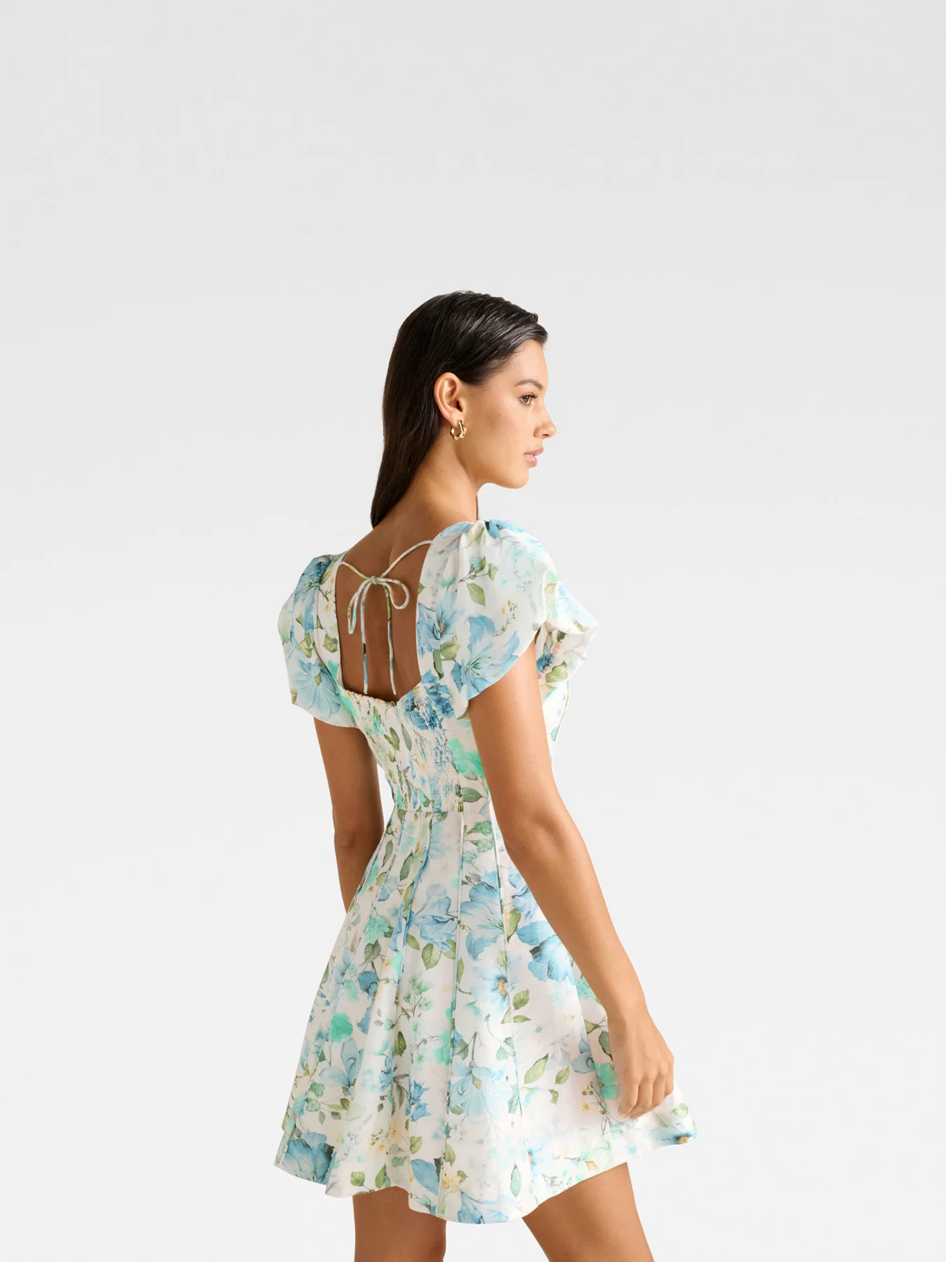 Camden Puff Sleeves Mini Dress - Image 3