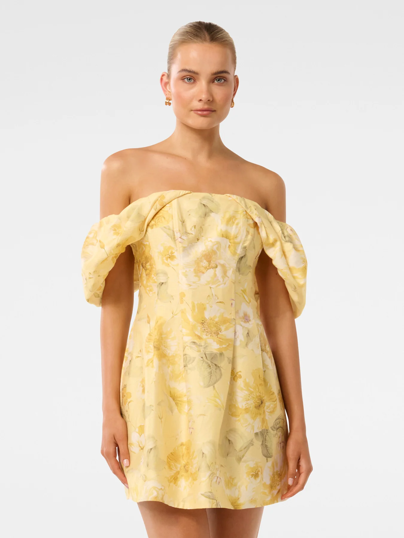 Jacquie Off Shoulder Mini Dress - Image 4