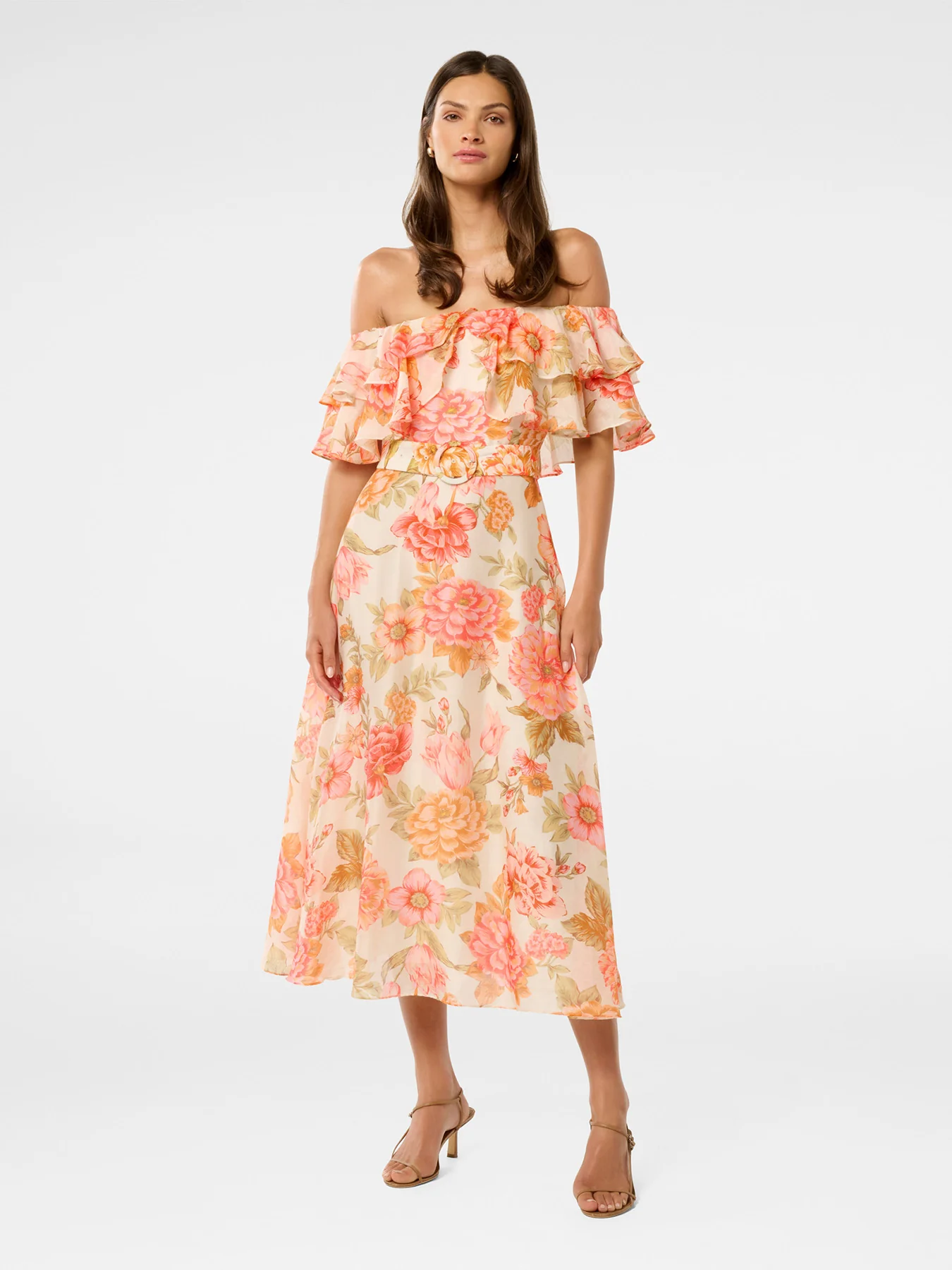 Jemima Ruffle Midi Dress - Image 6
