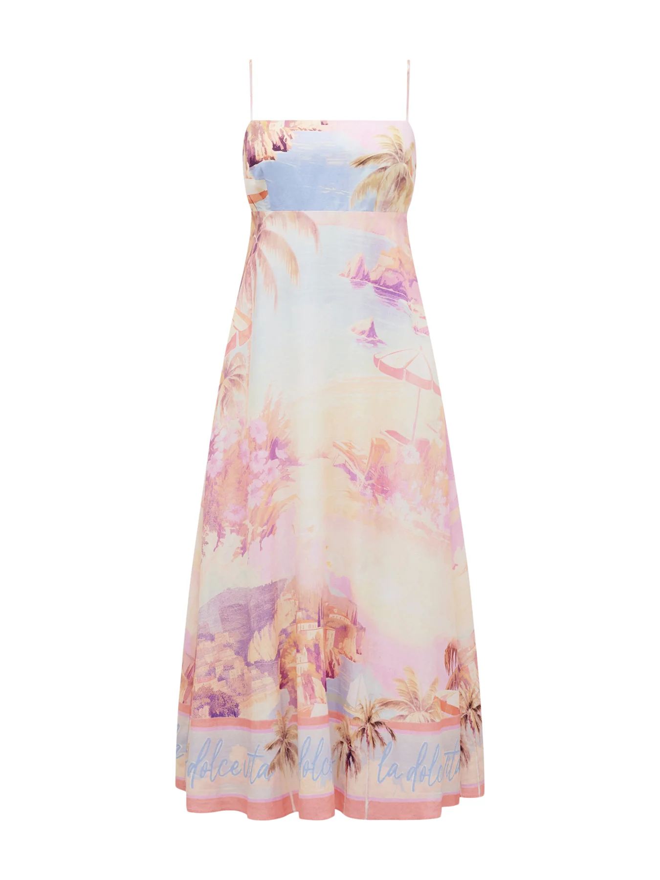 Joanne Linen Midi Dress
