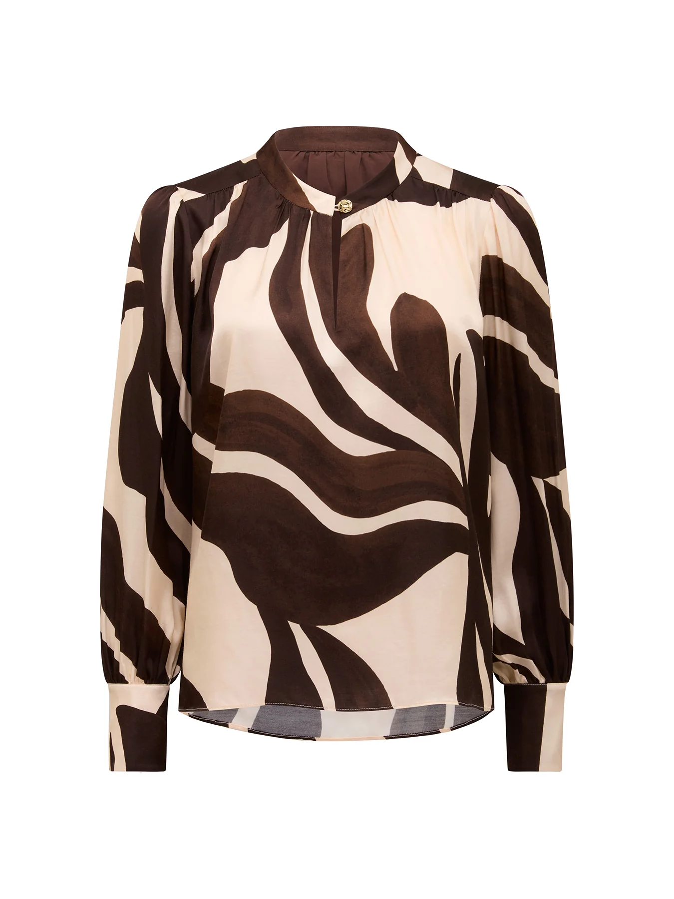 Kai Gathered Detail Blouse Ivory