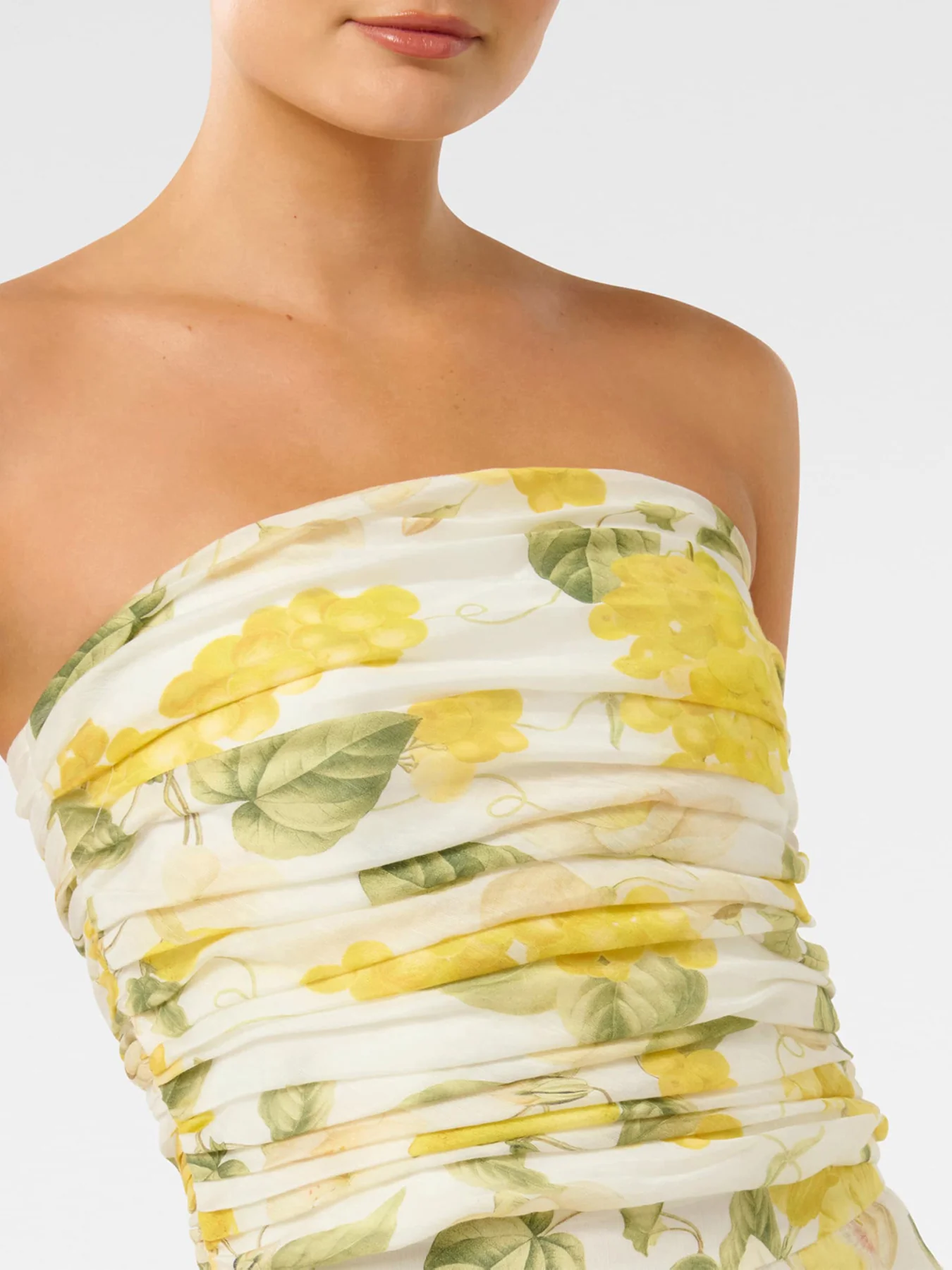 Laia Tucked Strapless Top - Image 5