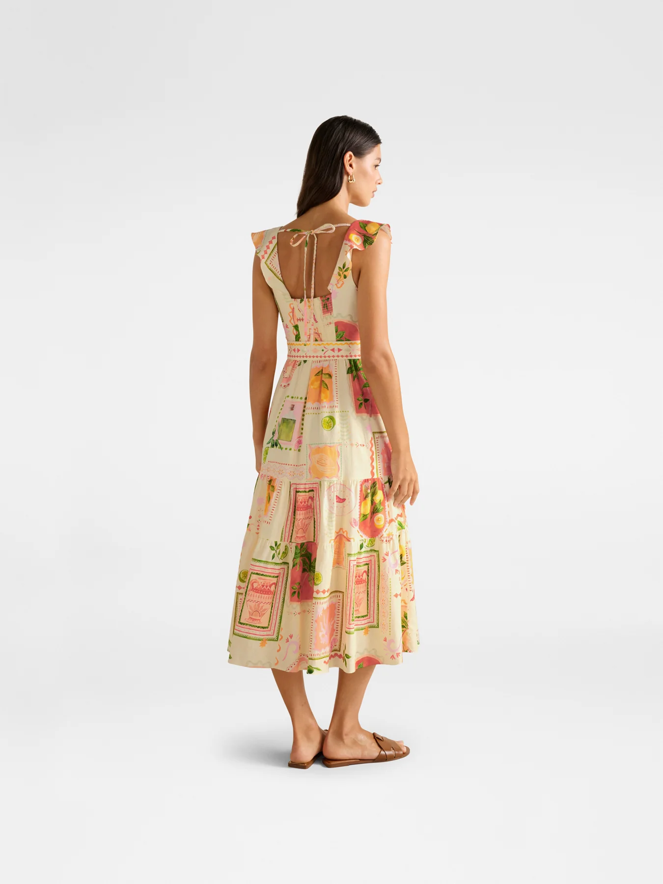 Layne Printed Midi Dress - Image 3