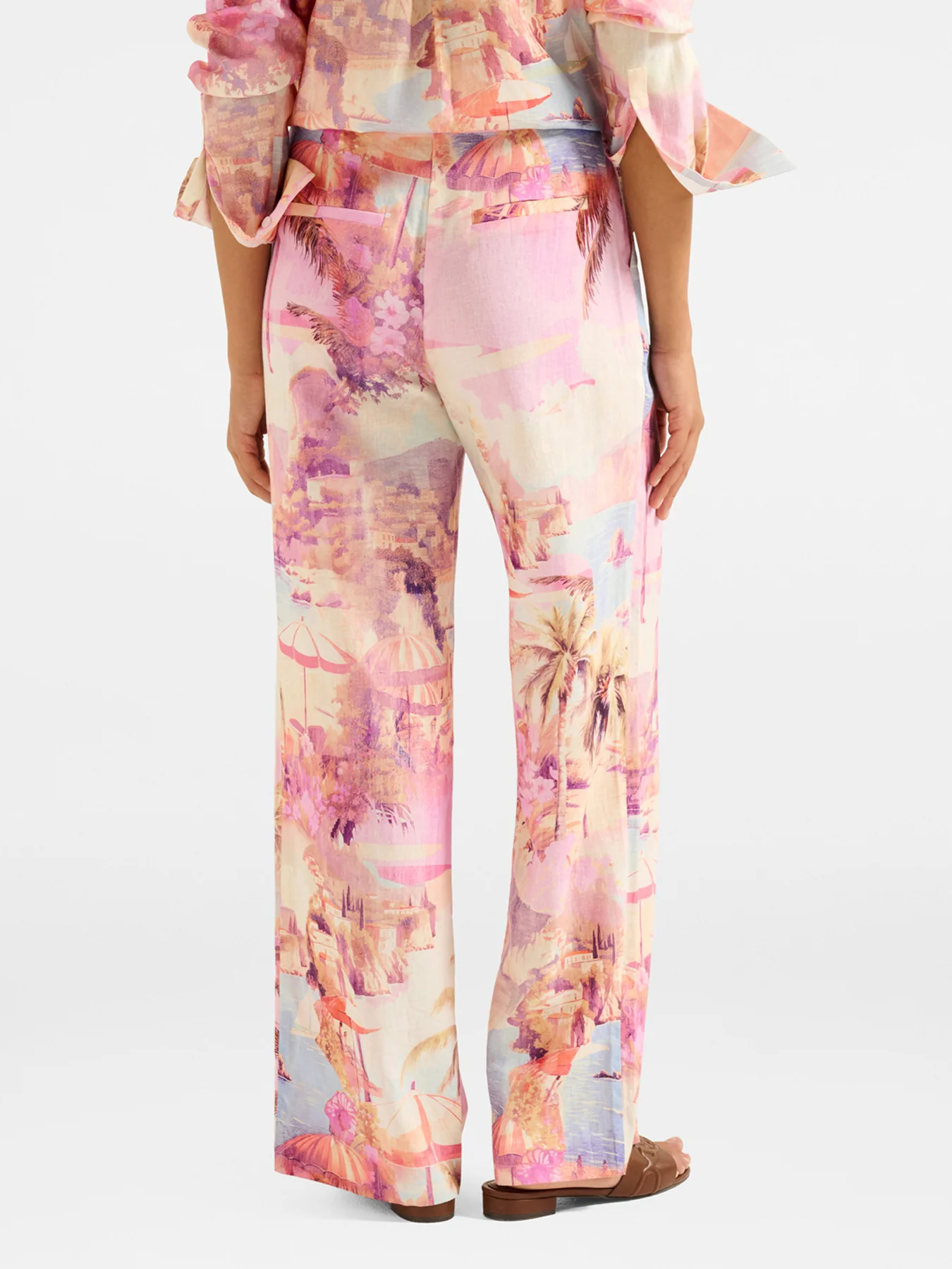 Miley Linen Wide Leg Pants - Image 3