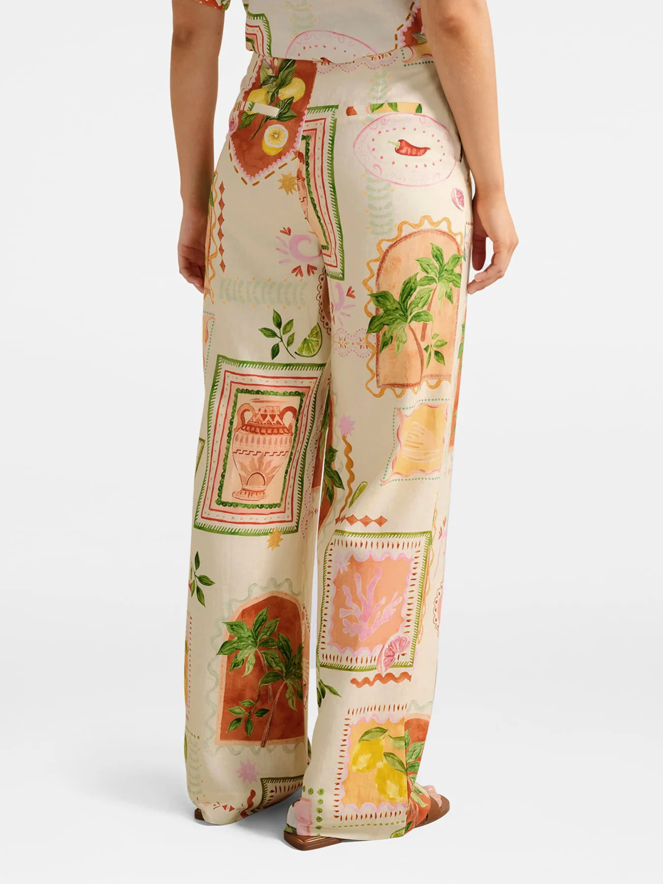 Ola Linen Wide Leg Pants - Image 3