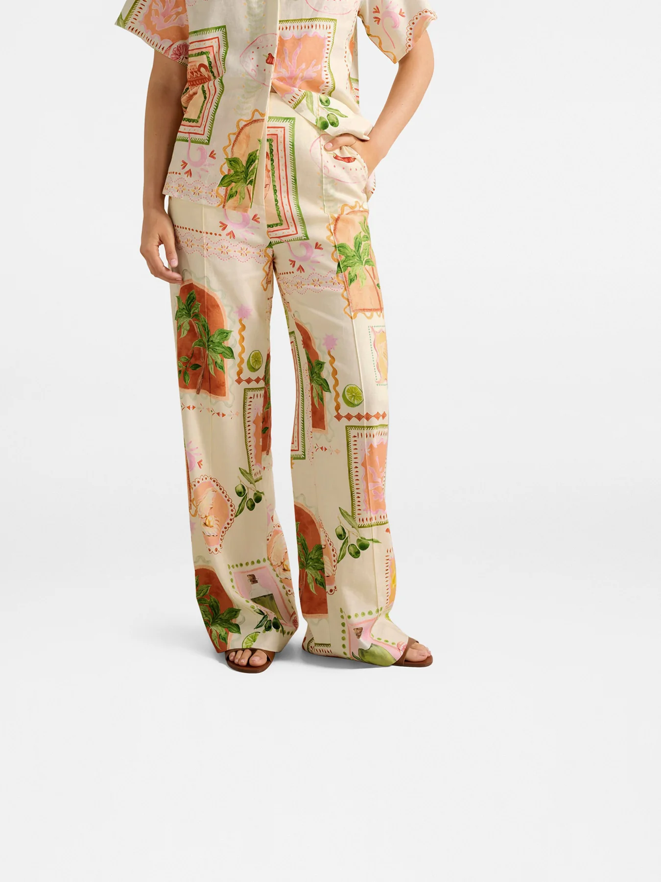 Ola Linen Wide Leg Pants - Image 5