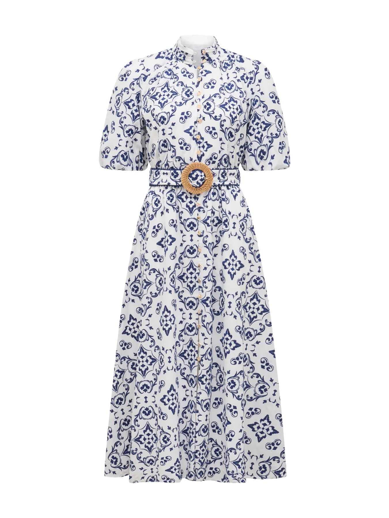 Rhiannon Embroidered Midi Dress