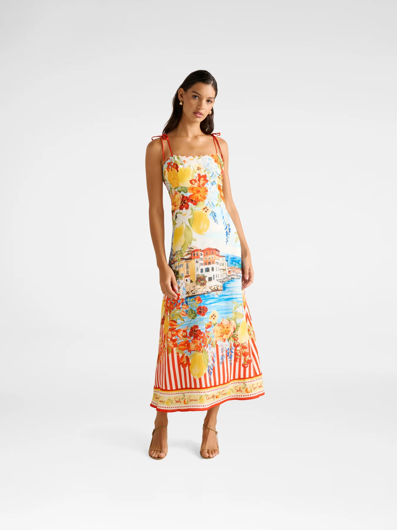 Sicilia Printed Midi Dress - Image 2