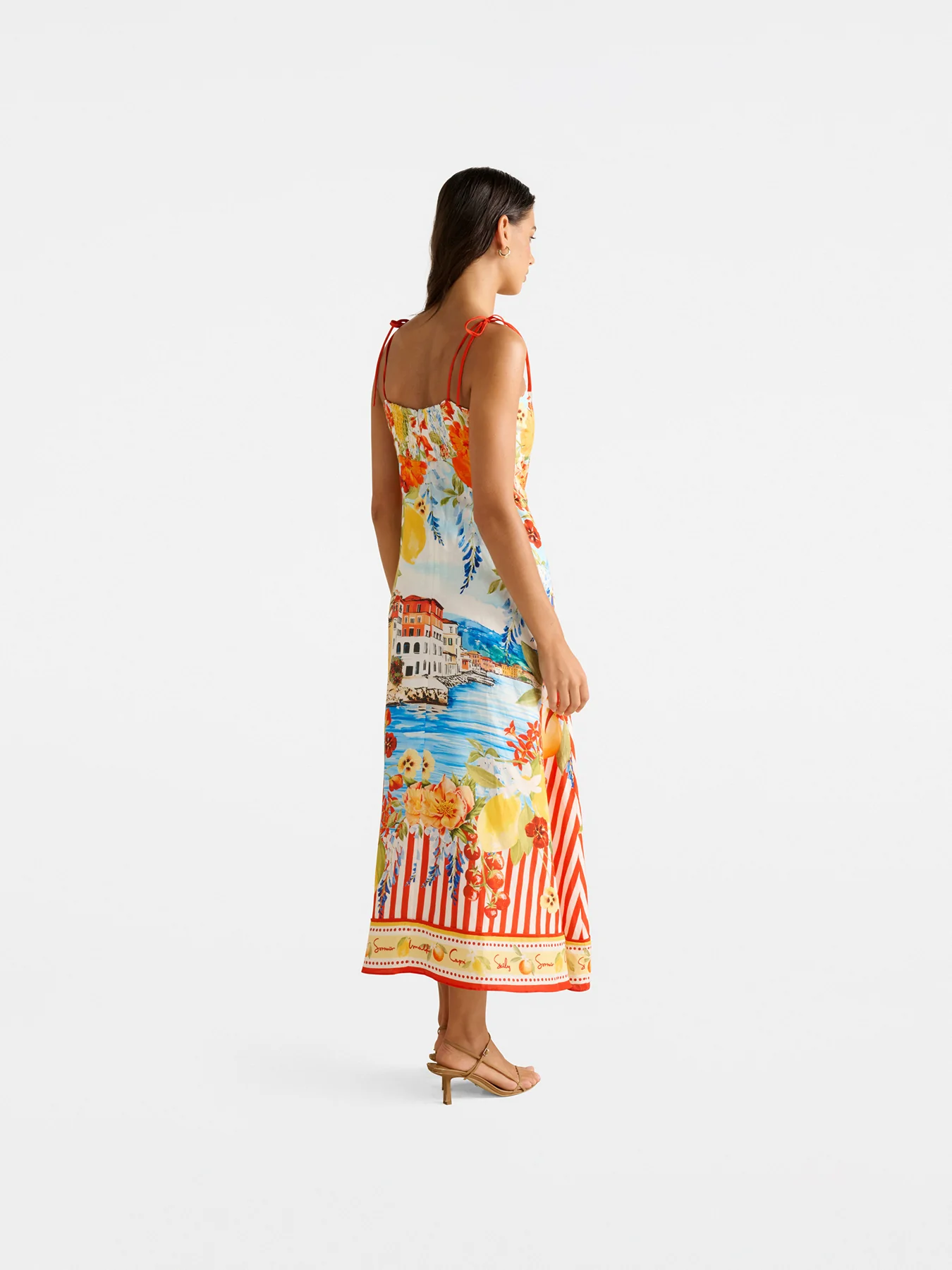 Sicilia Printed Midi Dress - Image 3