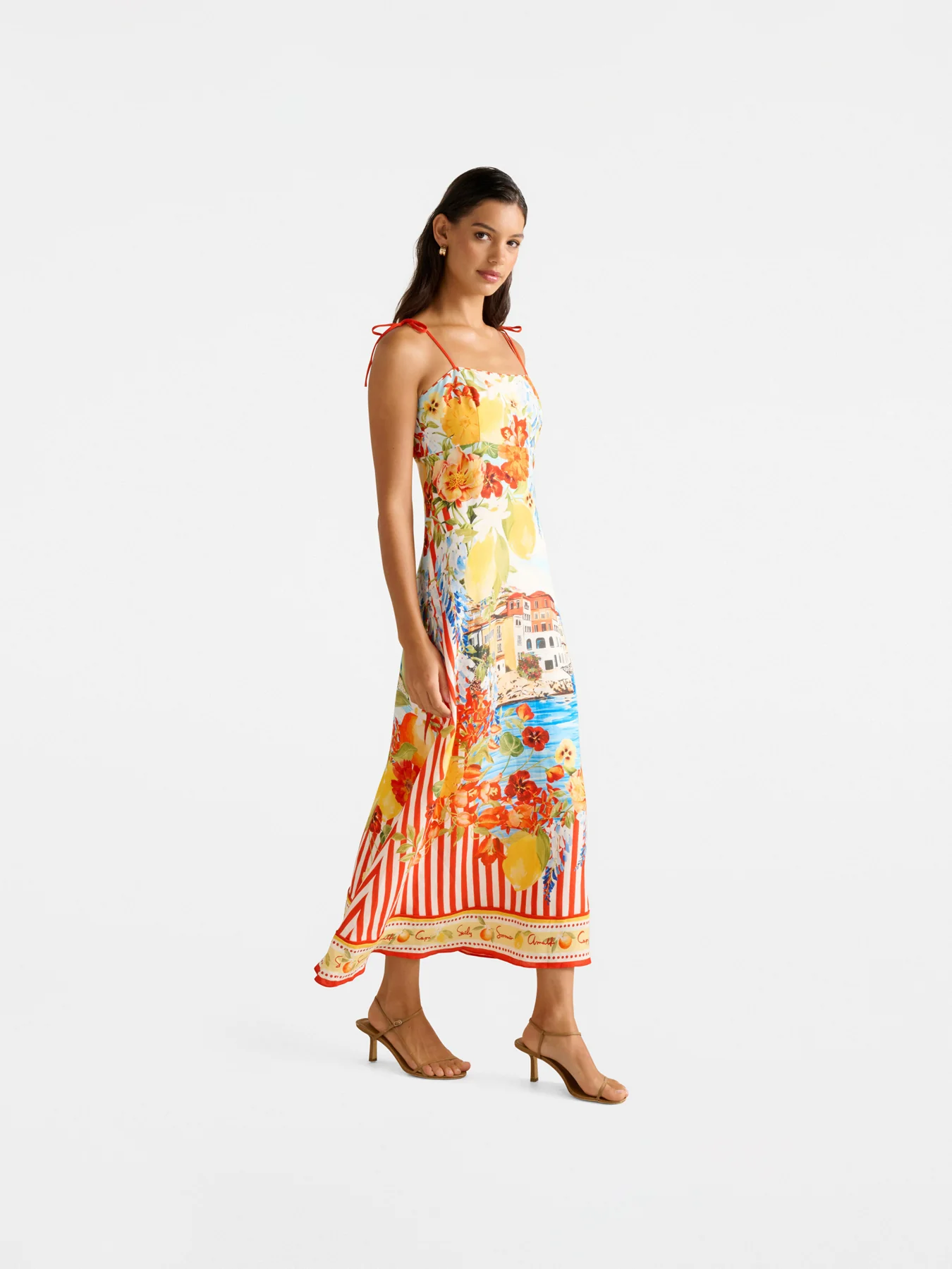 Sicilia Printed Midi Dress - Image 5