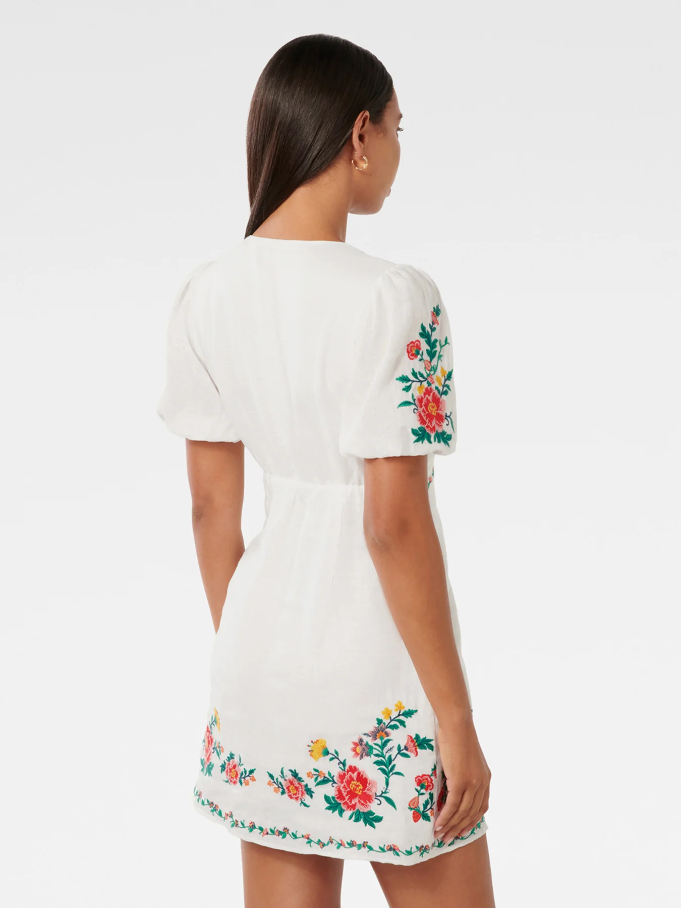 Veanne Embroidered Mini Dress - Image 3