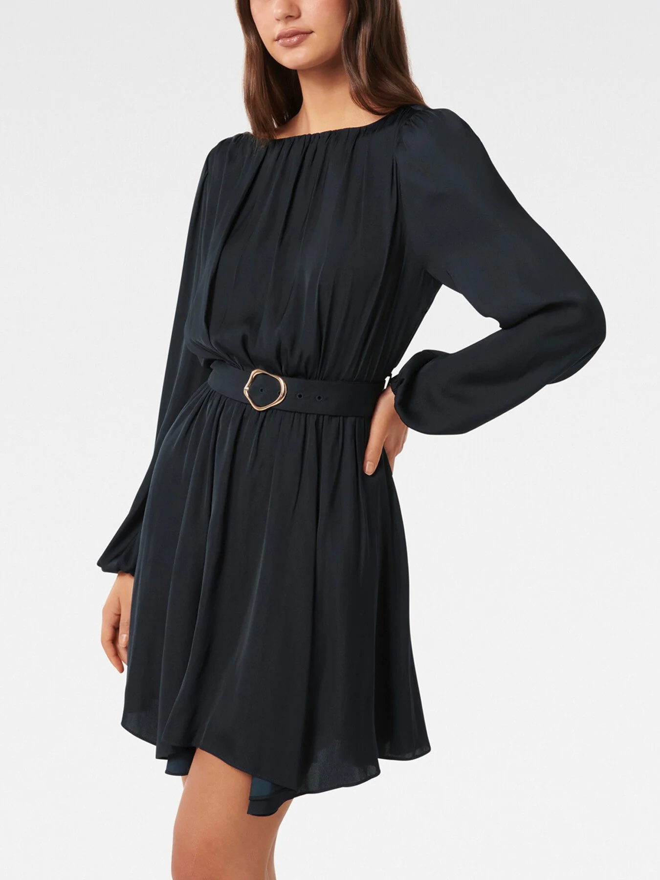 Florentine Belted Mini Dress - Image 6