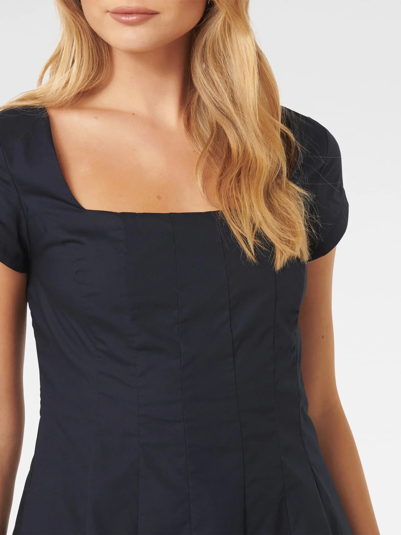 Regina Cap Sleeves Mini Dress - Image 5