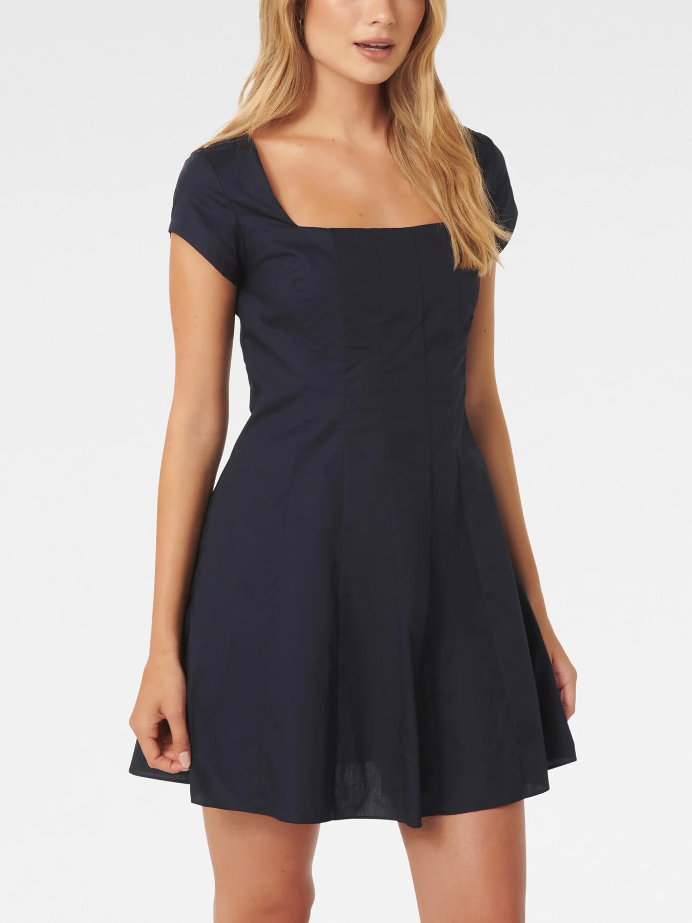 Regina Cap Sleeves Mini Dress - Image 6